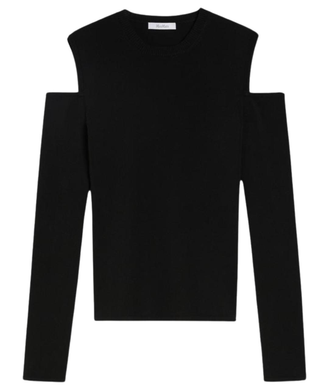 MAX MARA Черный вискозный джемпер / свитер, фото 1