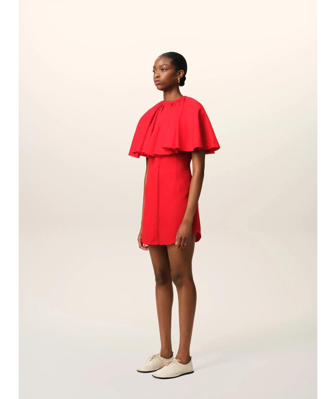 Ami Paris Красное повседневное платье, фото 6