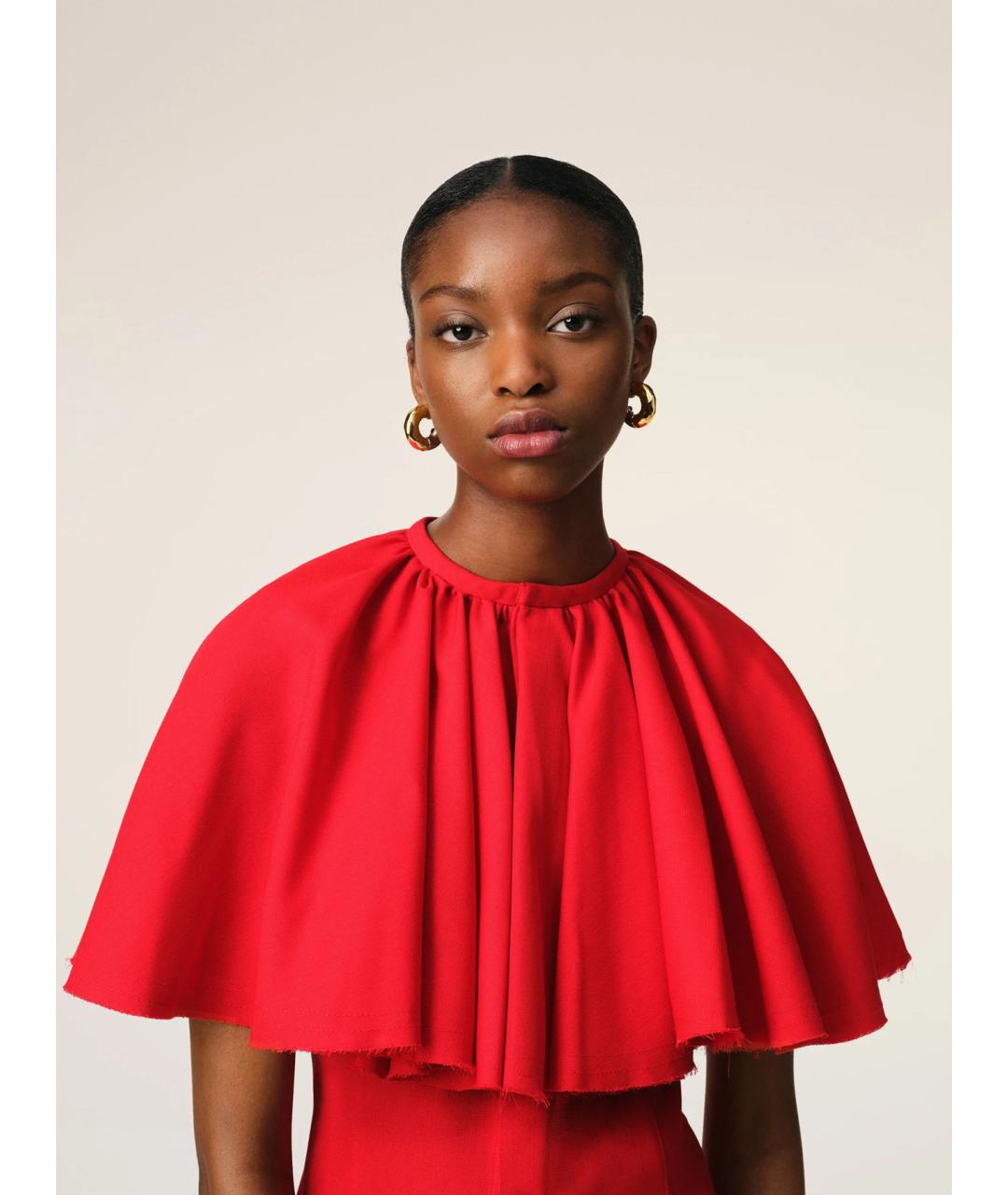 Ami Paris Красное повседневное платье, фото 4