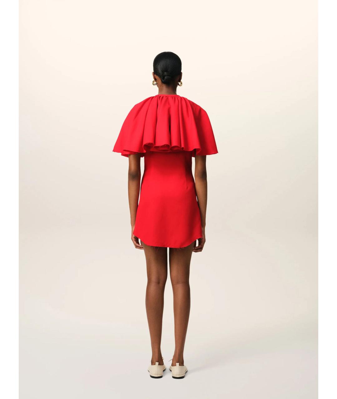 Ami Paris Красное повседневное платье, фото 5
