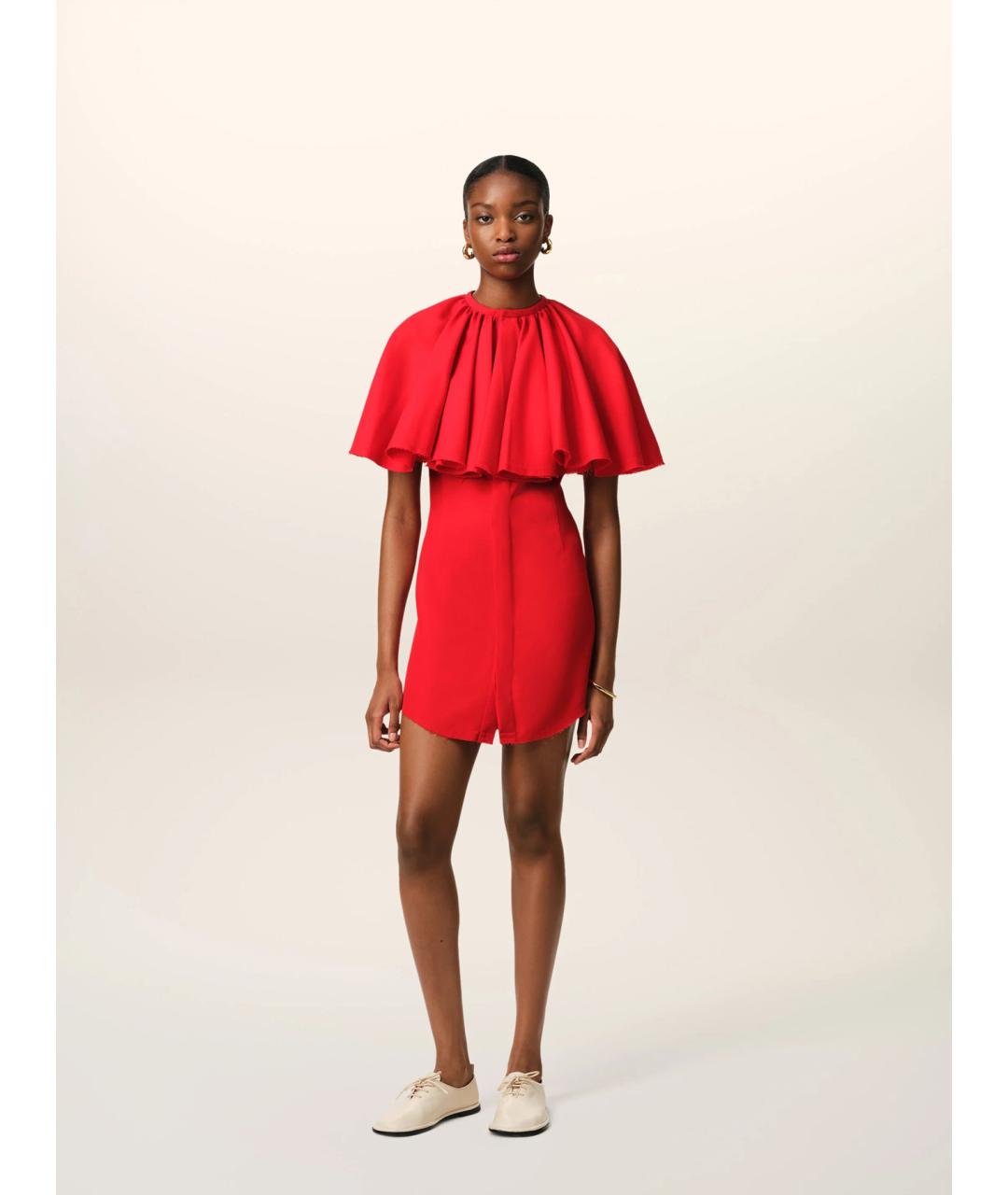 Ami Paris Красное повседневное платье, фото 2