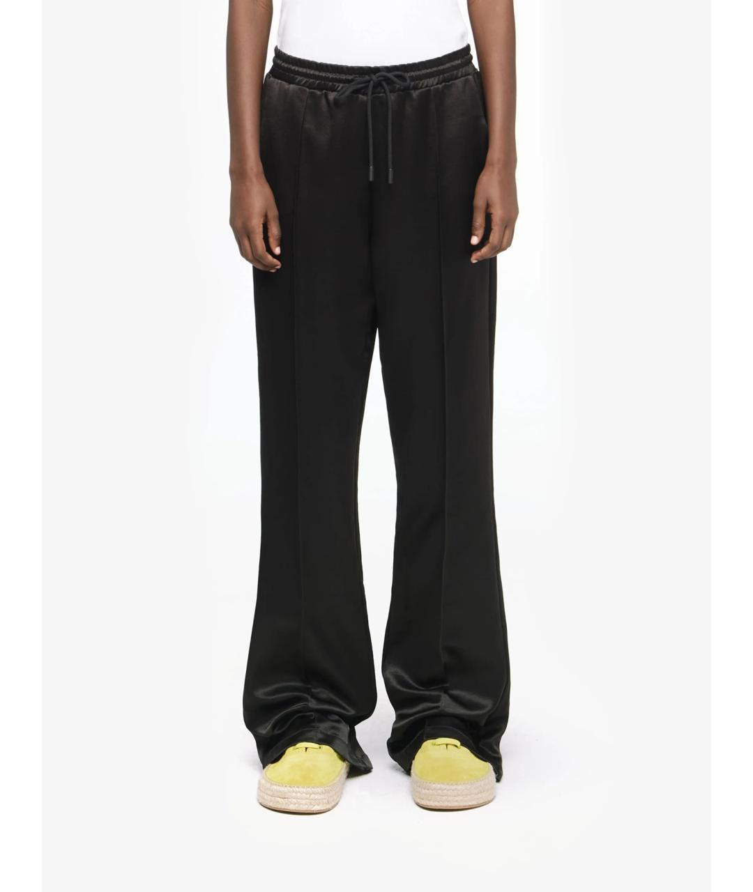 J.W.ANDERSON Черные вискозные прямые брюки, фото 3