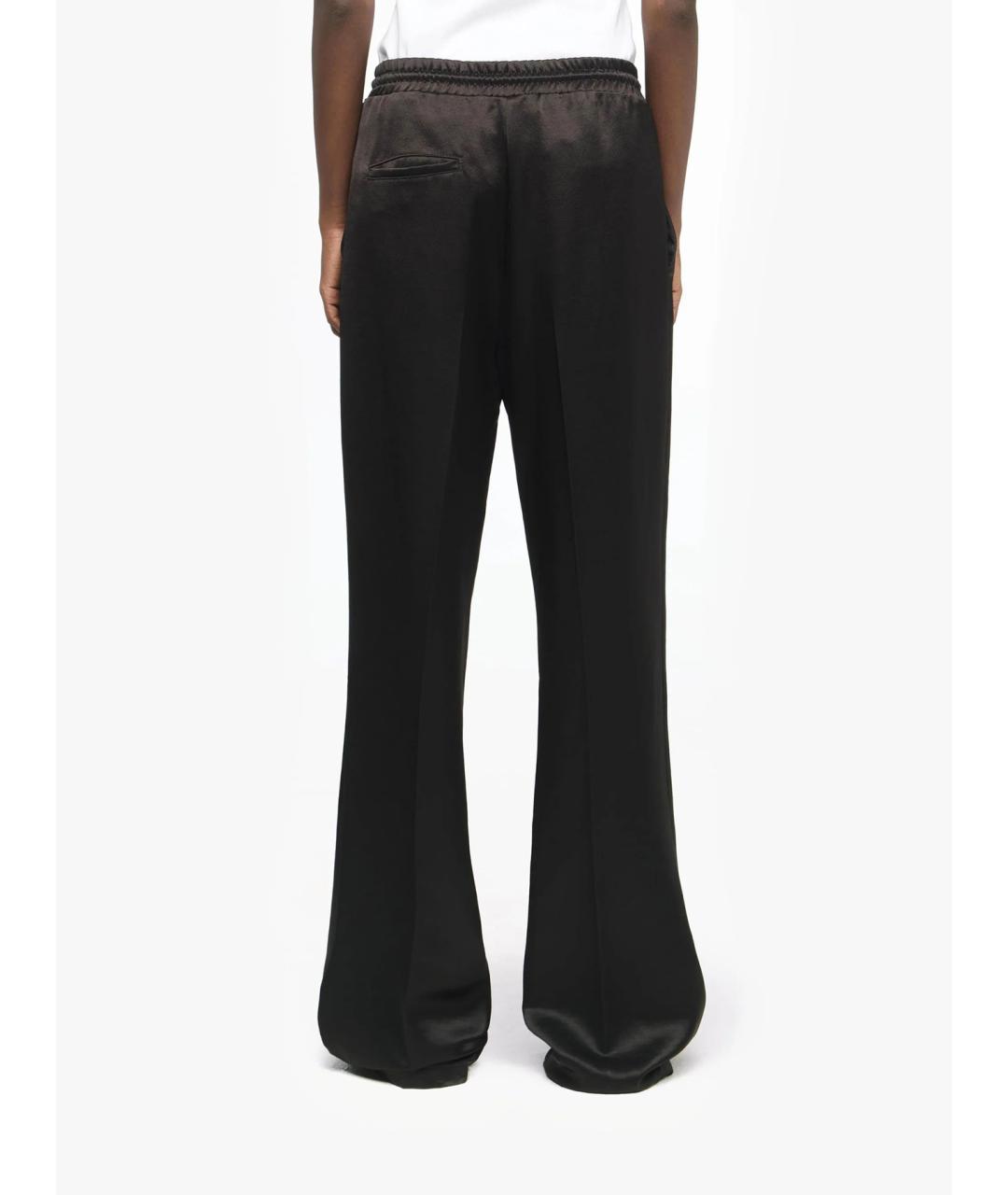 J.W.ANDERSON Черные вискозные прямые брюки, фото 4