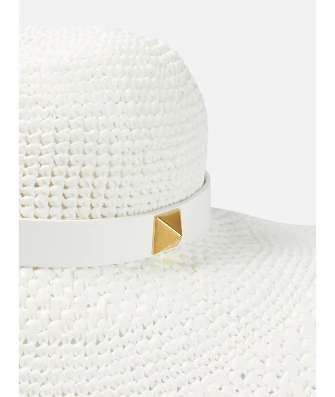 VALENTINO Белая соломенная шляпа, фото 3
