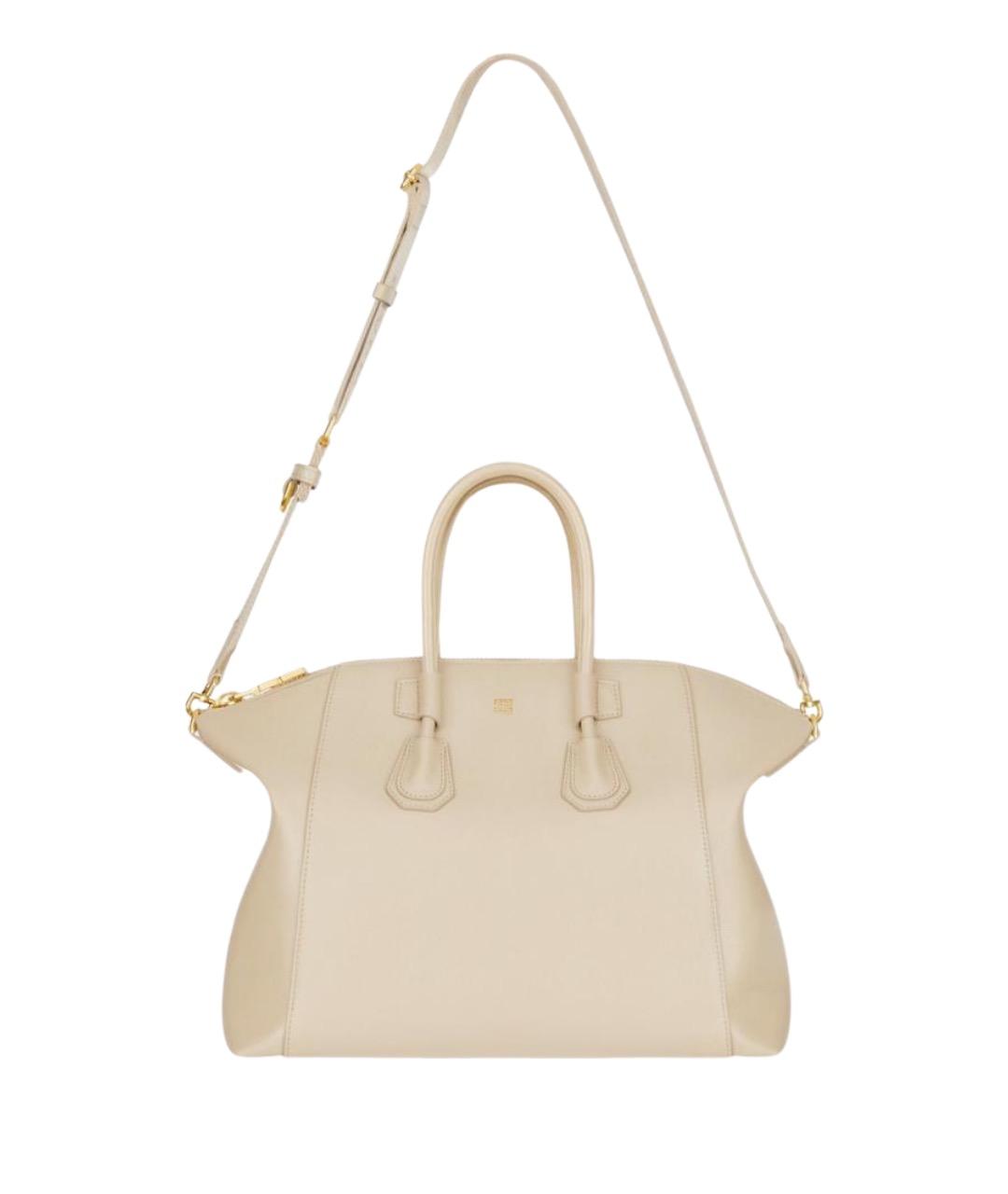 GIVENCHY Белая кожаная сумка через плечо, фото 1