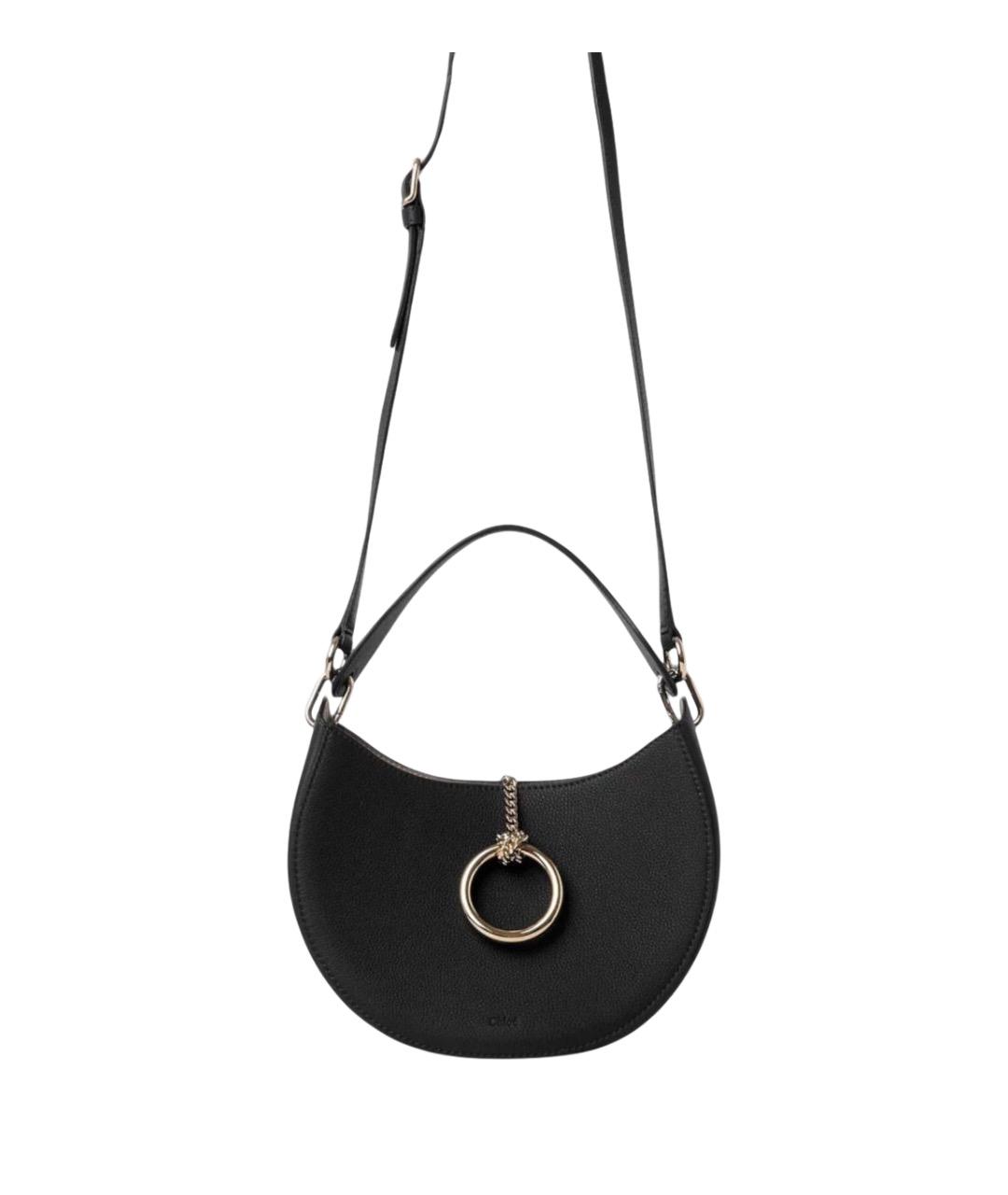 CHLOE Черная кожаная сумка через плечо, фото 1