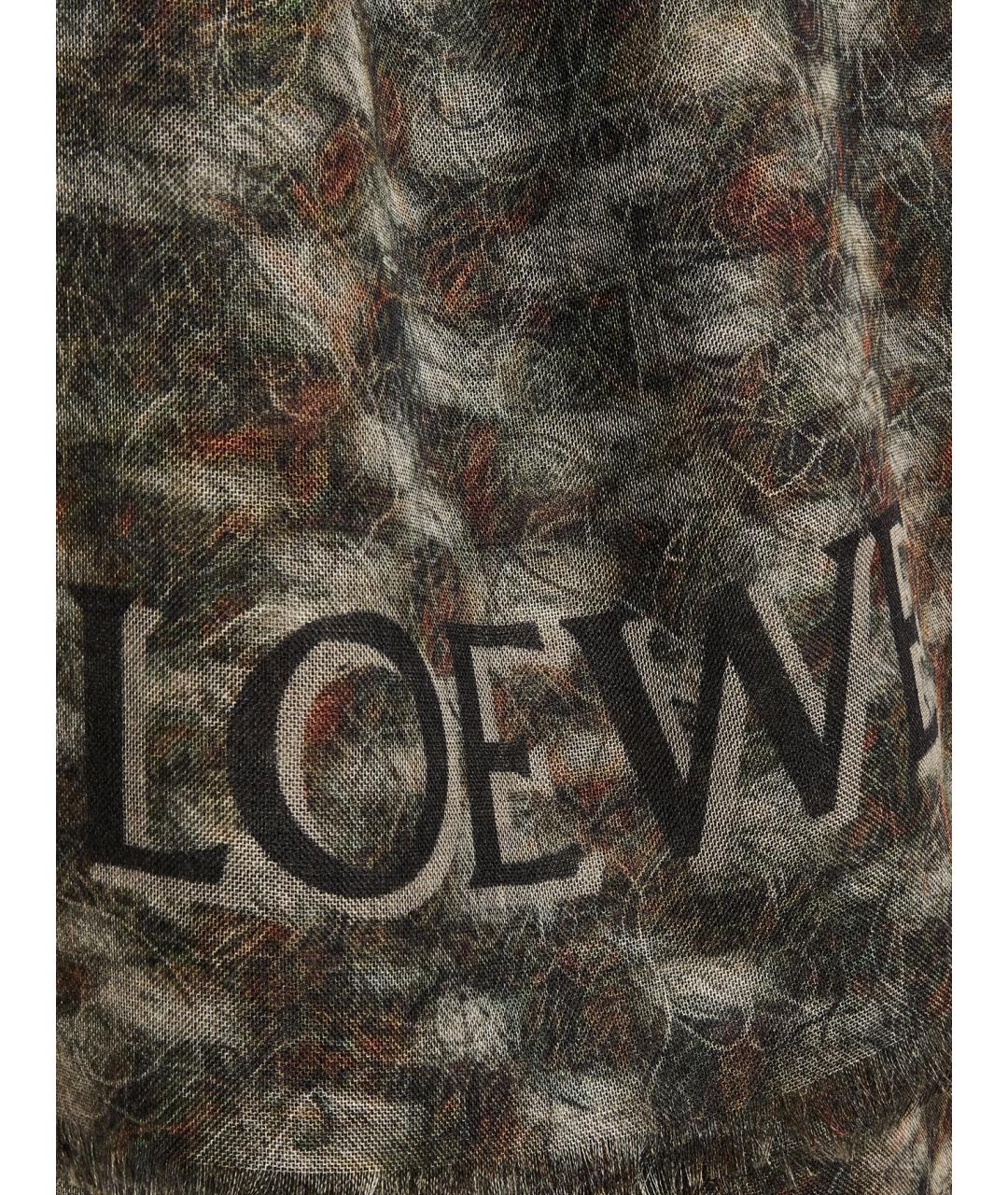 LOEWE Мульти кашемировый шарф, фото 3