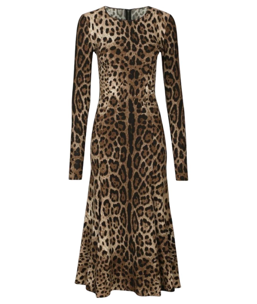 DOLCE&GABBANA Мульти вискозное вечернее платье, фото 4