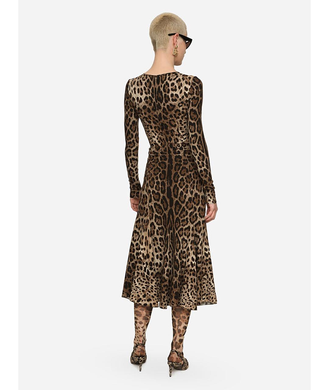 DOLCE&GABBANA Мульти вискозное вечернее платье, фото 3