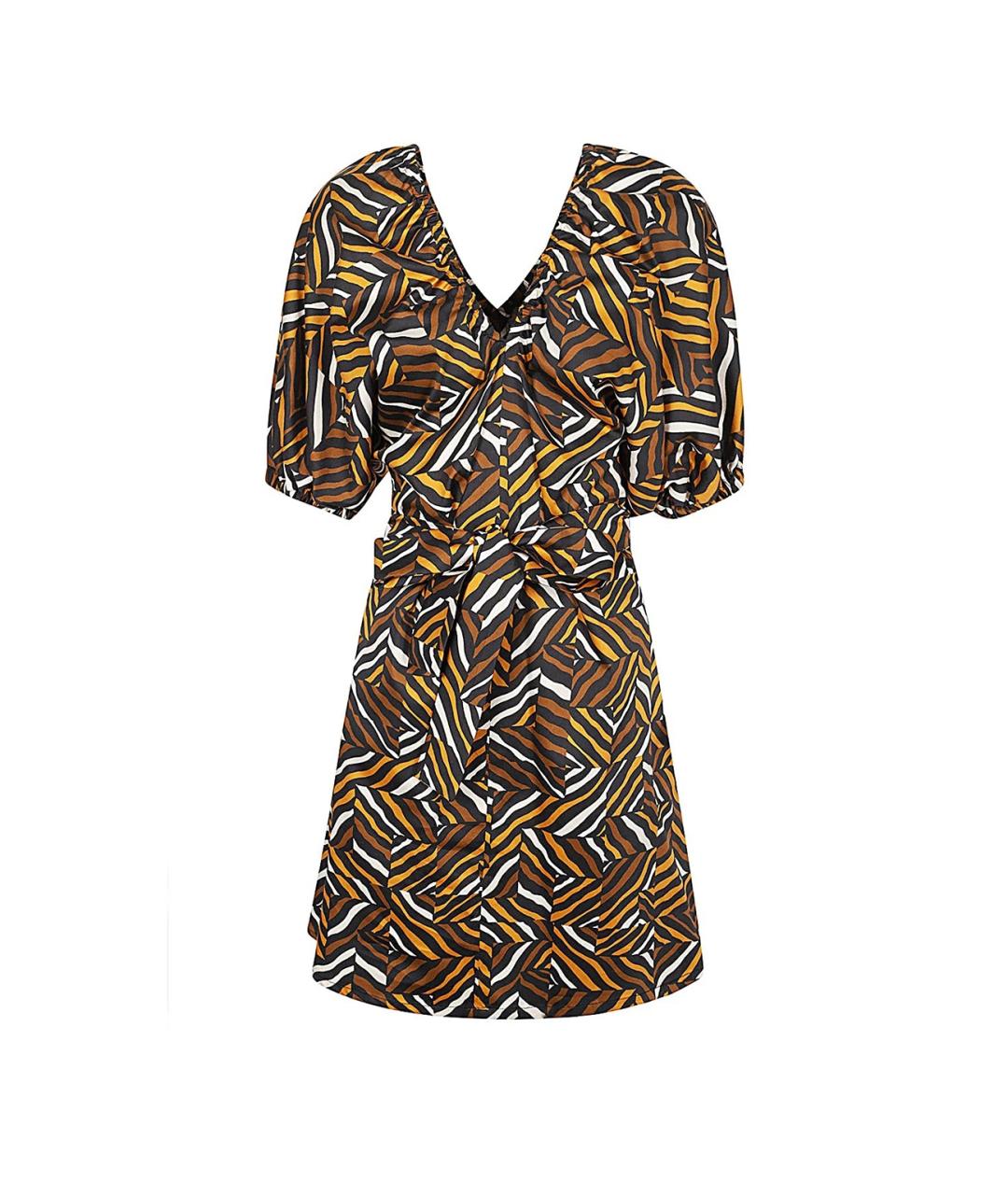 WEEKEND MAX MARA Мульти хлопковое повседневное платье, фото 1