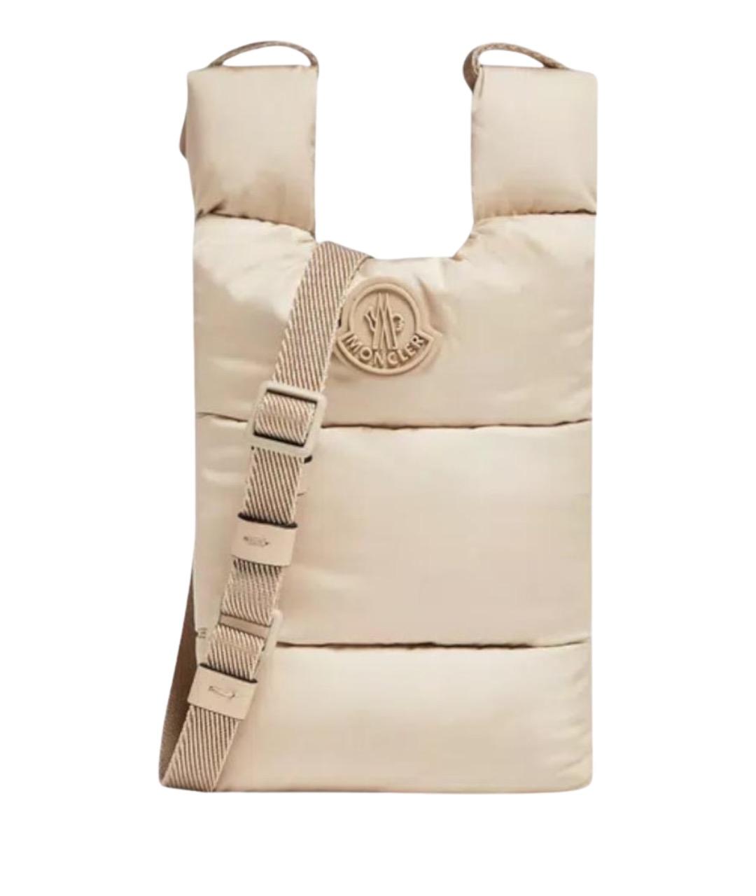 MONCLER Бежевая сумка через плечо, фото 1