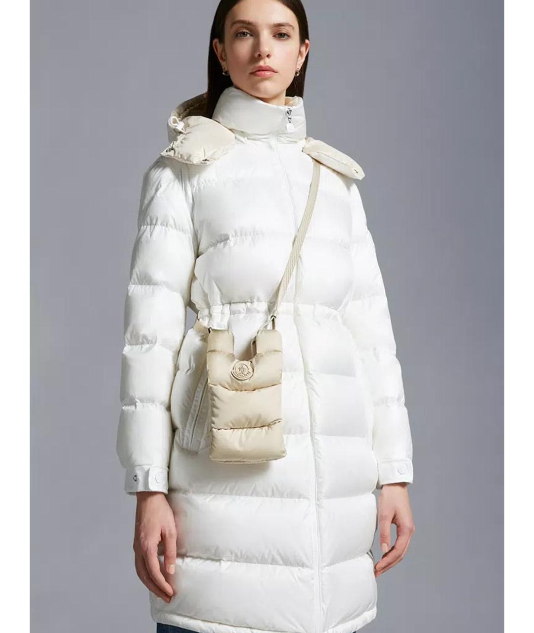 MONCLER Бежевая сумка через плечо, фото 3
