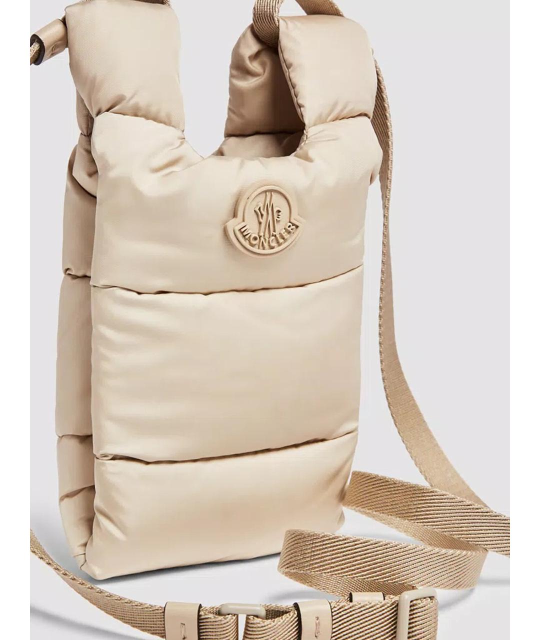 MONCLER Бежевая сумка через плечо, фото 2