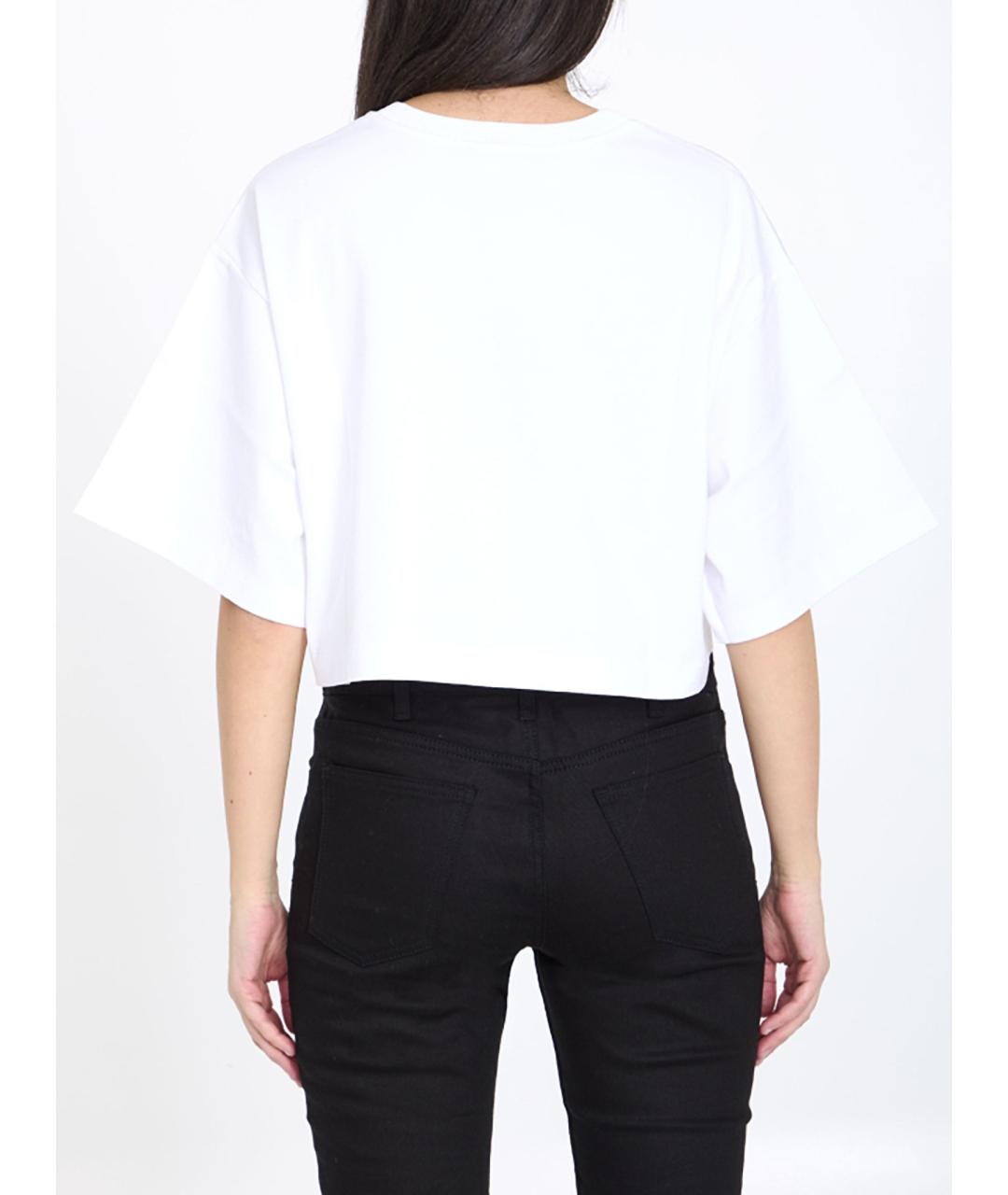 DOLCE&GABBANA Белая хлопковая футболка, фото 4