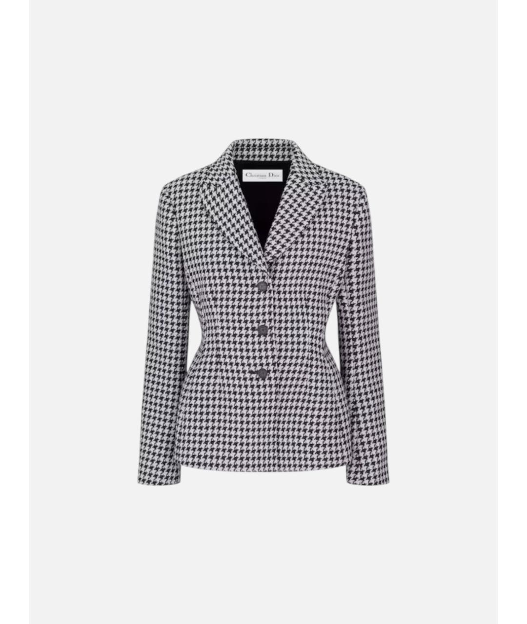 CHRISTIAN DIOR Мульти шерстяной жакет/пиджак, фото 3