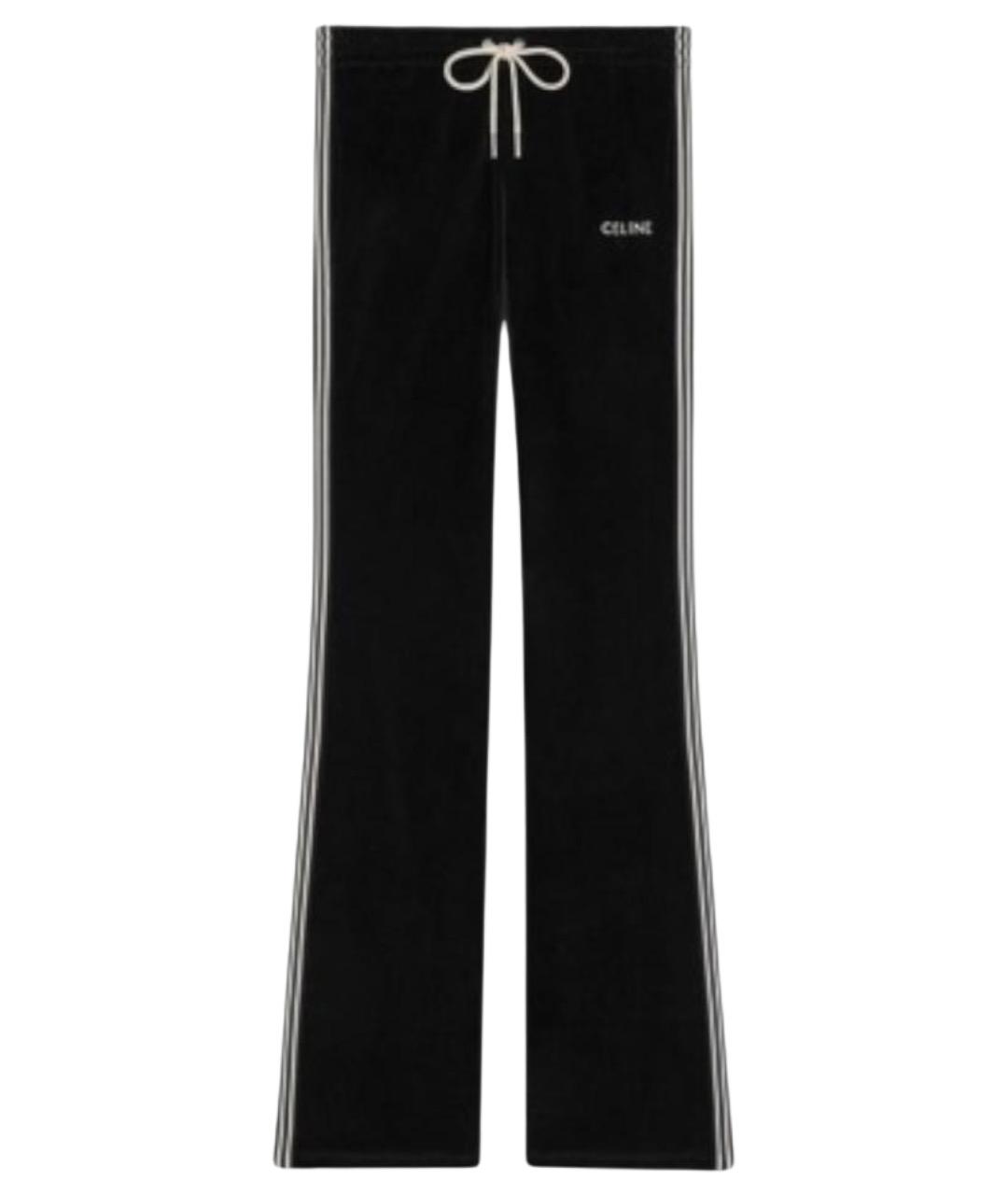 CELINE Черные хлопковые спортивные брюки и шорты, фото 1