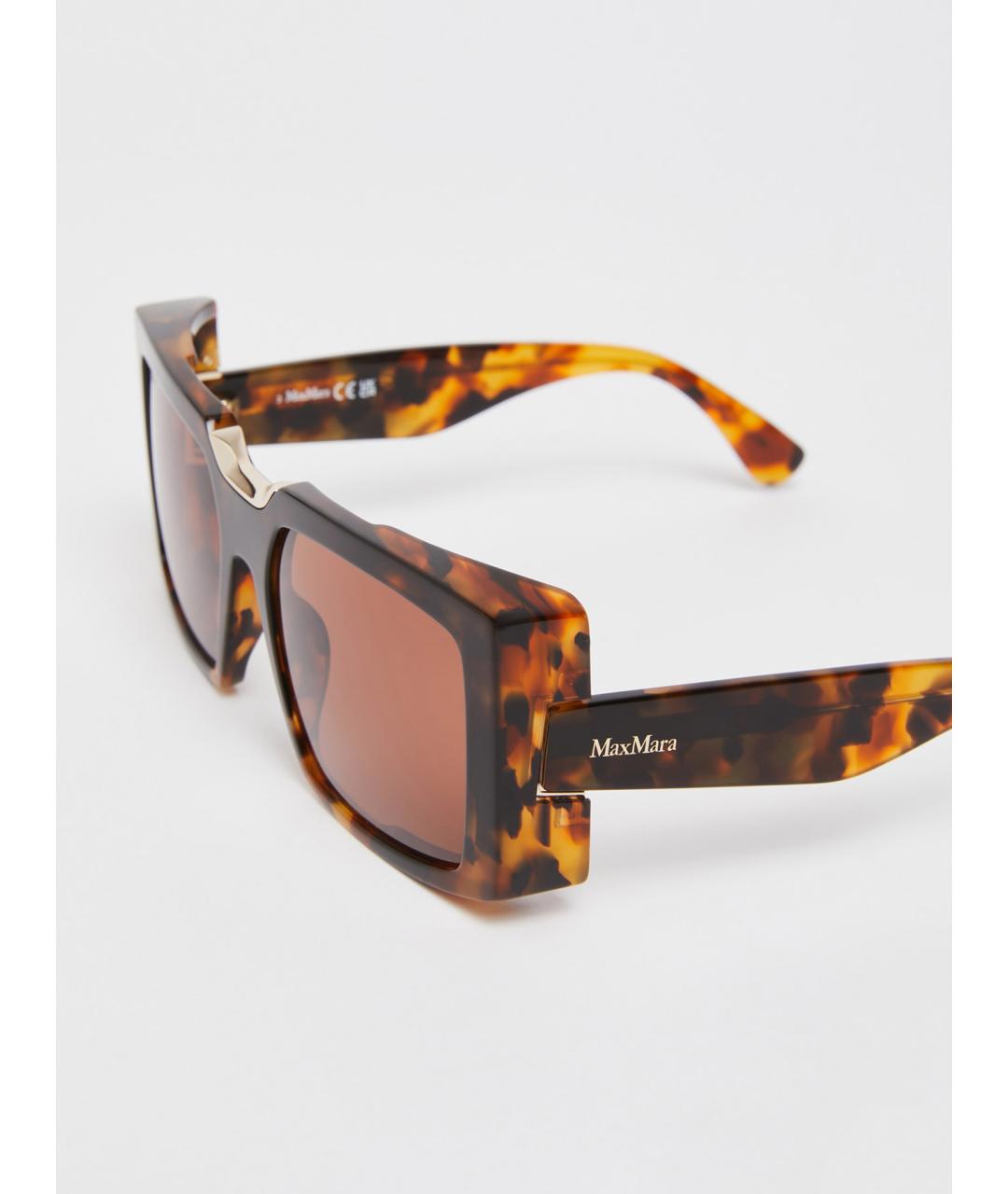 MAX MARA Коричневые солнцезащитные очки, фото 3