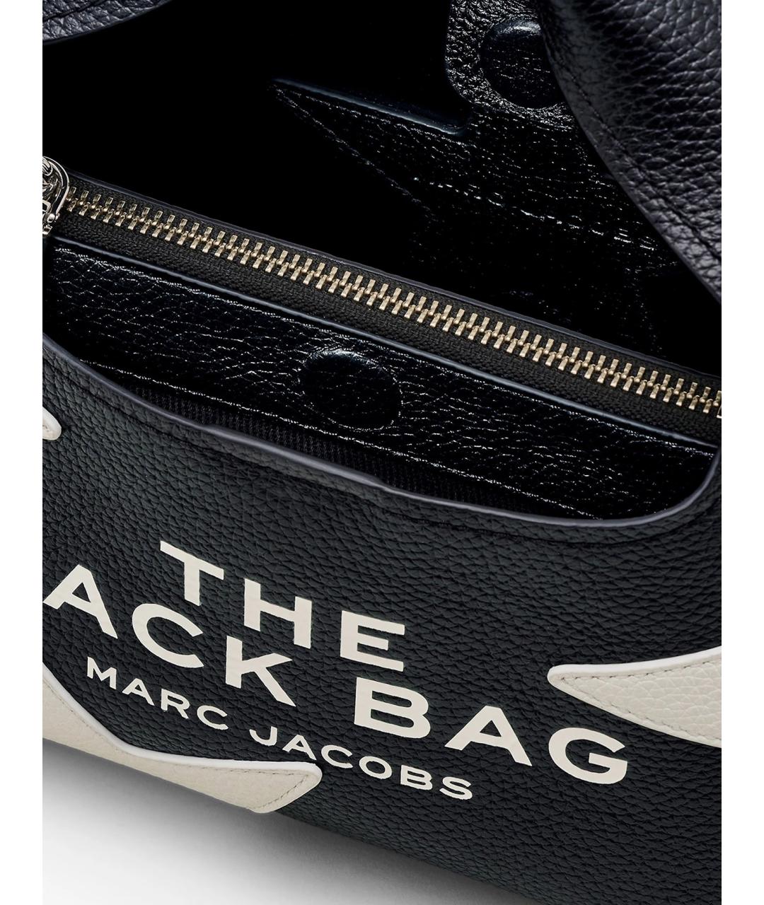 MARC JACOBS Черная кожаная сумка через плечо, фото 4