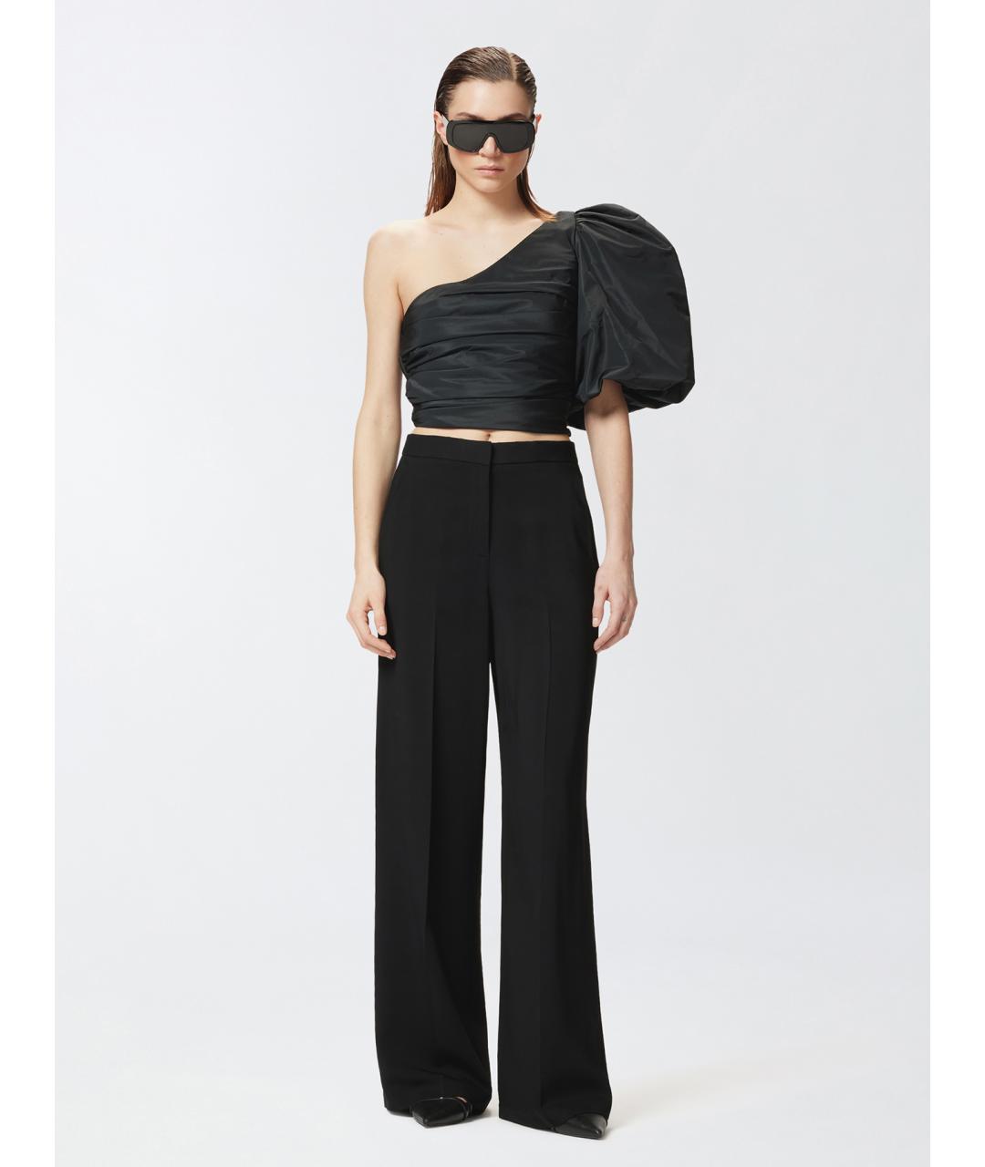 PINKO Черная полиэстеровая блузы, фото 2