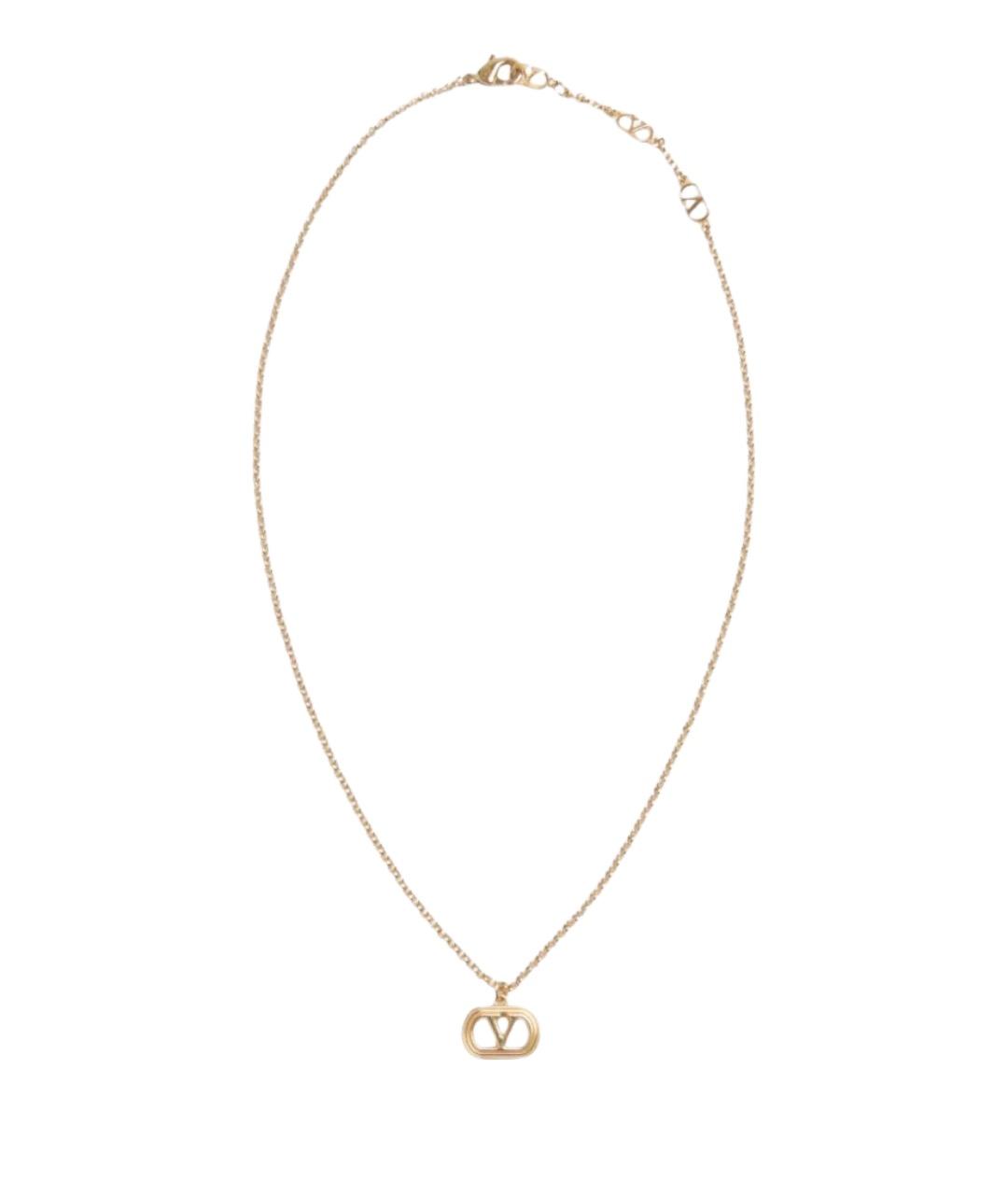 VALENTINO Золотая металлическая подвеска, фото 1