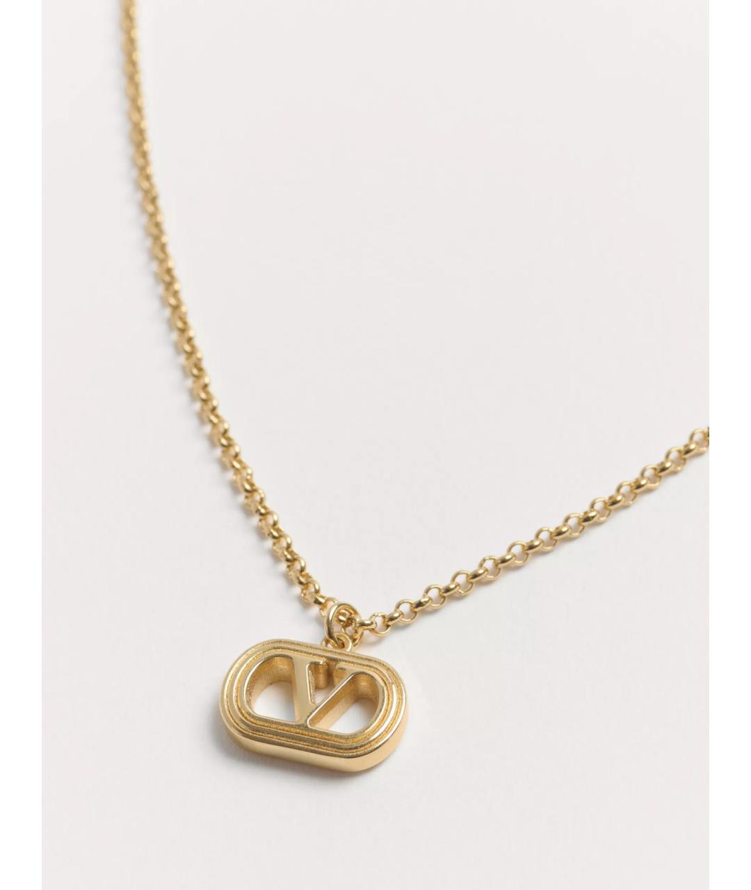 VALENTINO Золотая металлическая подвеска, фото 3