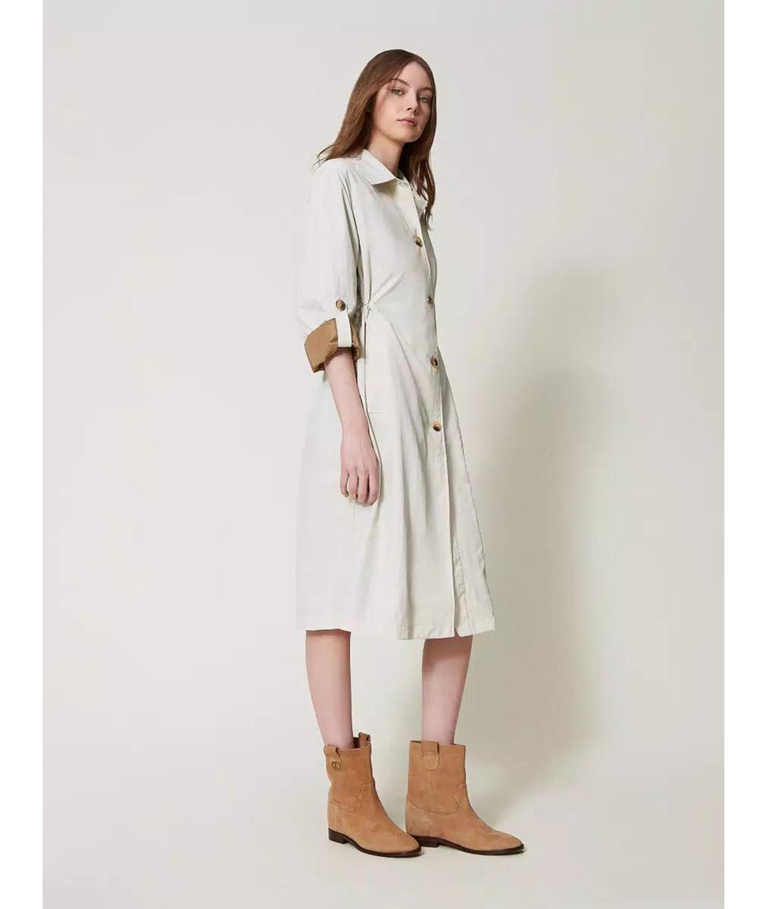 TWIN-SET Полиамидовый тренч/плащ, фото 2