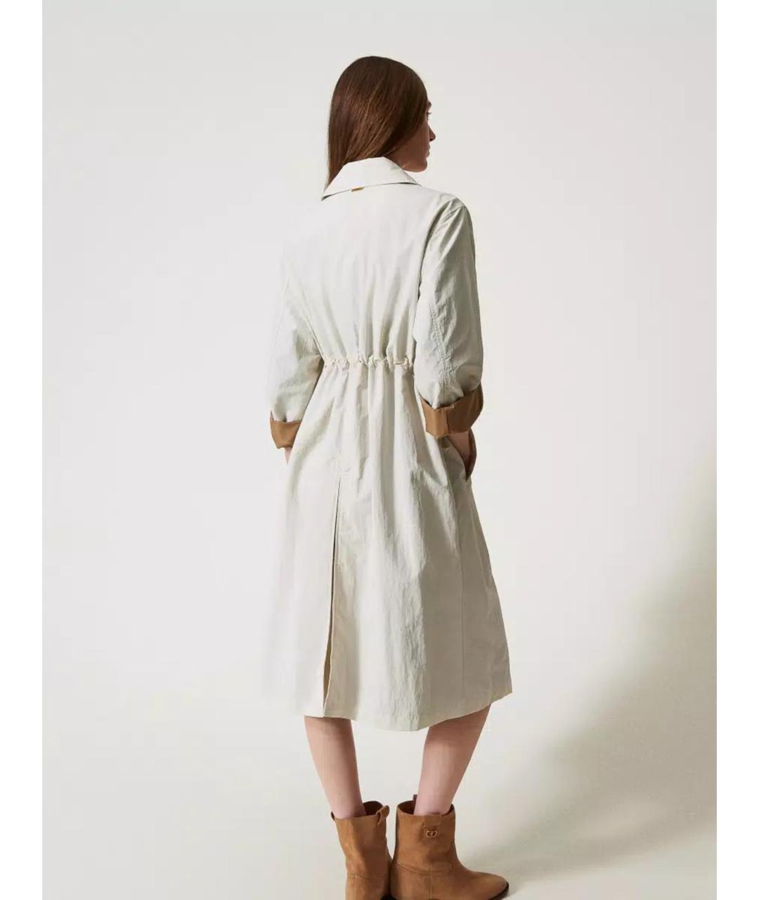 TWIN-SET Полиамидовый тренч/плащ, фото 4