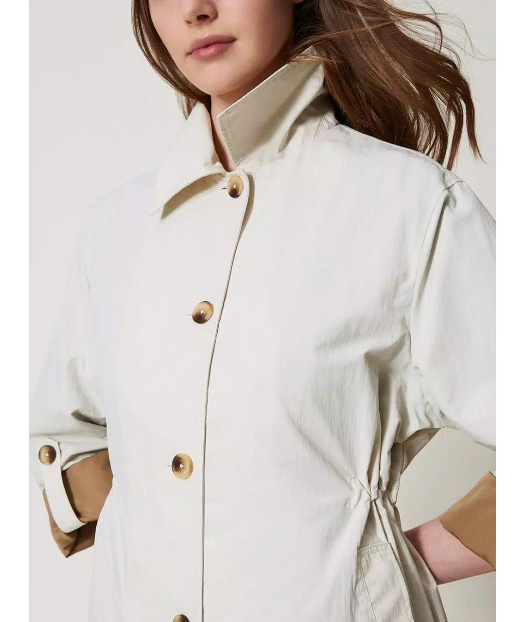 TWIN-SET Полиамидовый тренч/плащ, фото 5