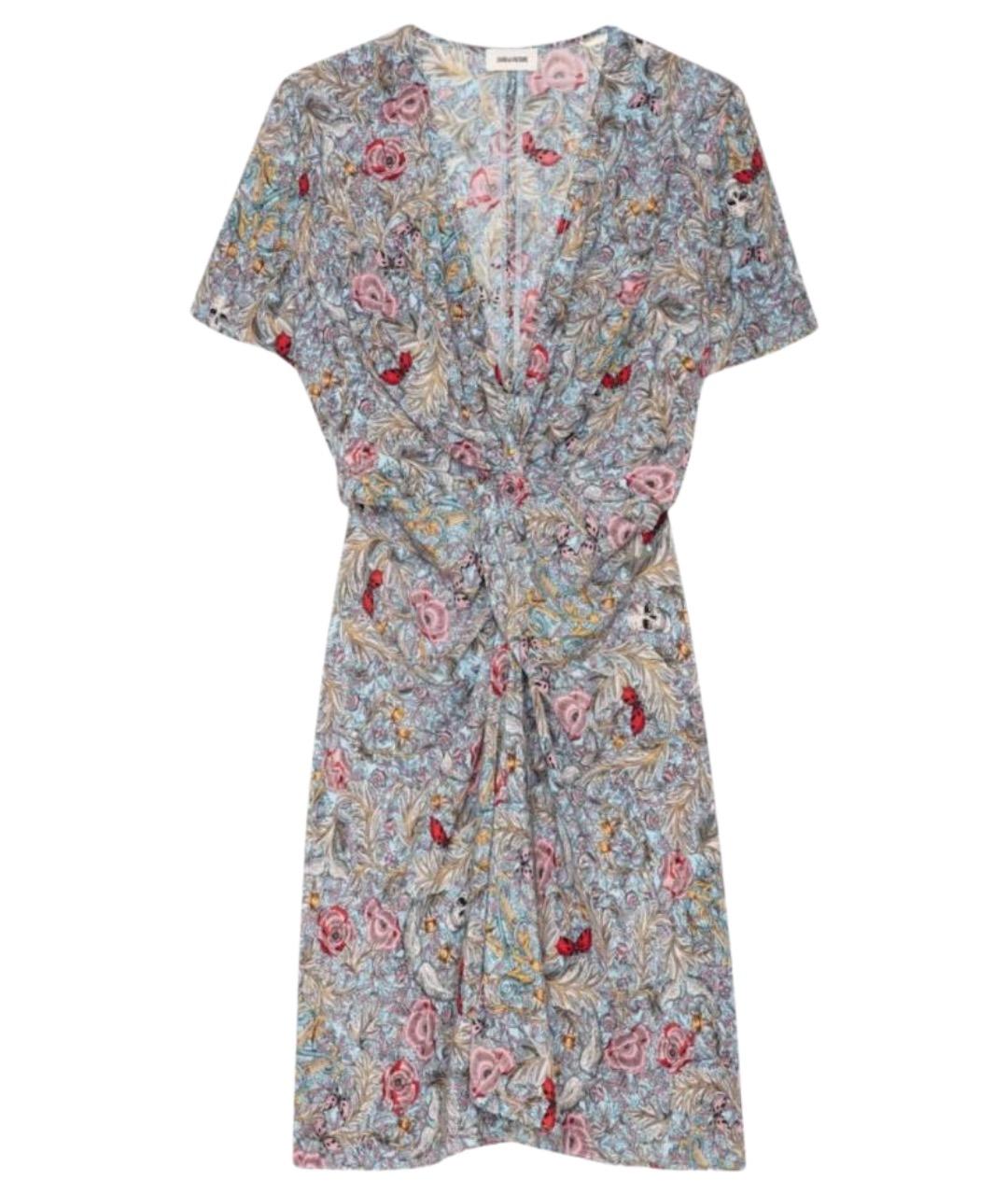 ZADIG & VOLTAIRE Мульти вискозное повседневное платье, фото 1