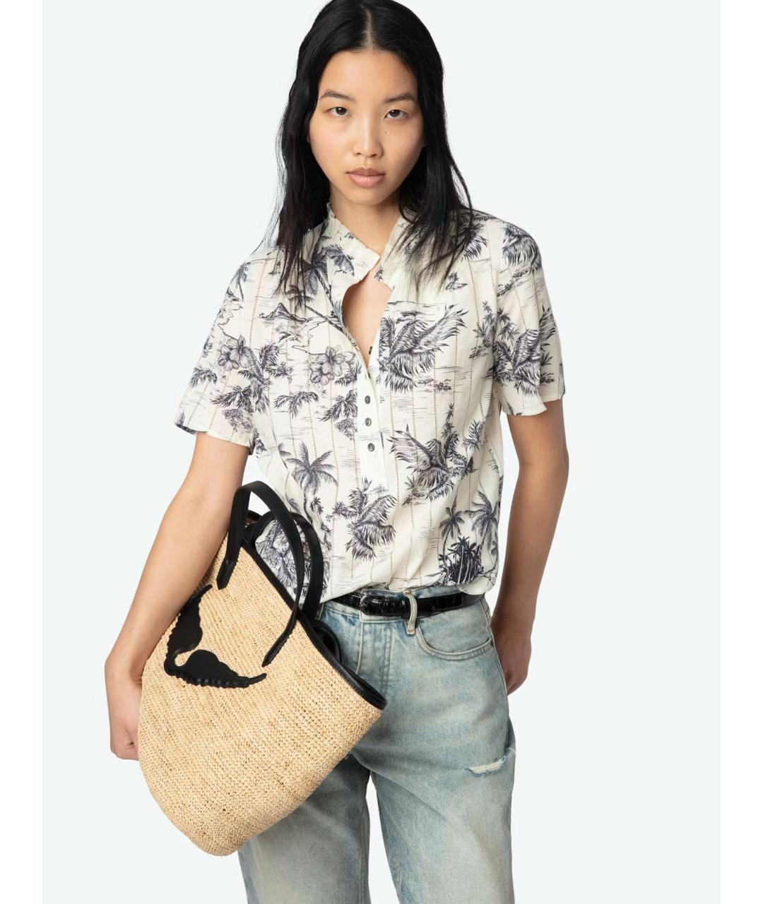 ZADIG & VOLTAIRE Мульти хлопковая блузы, фото 5