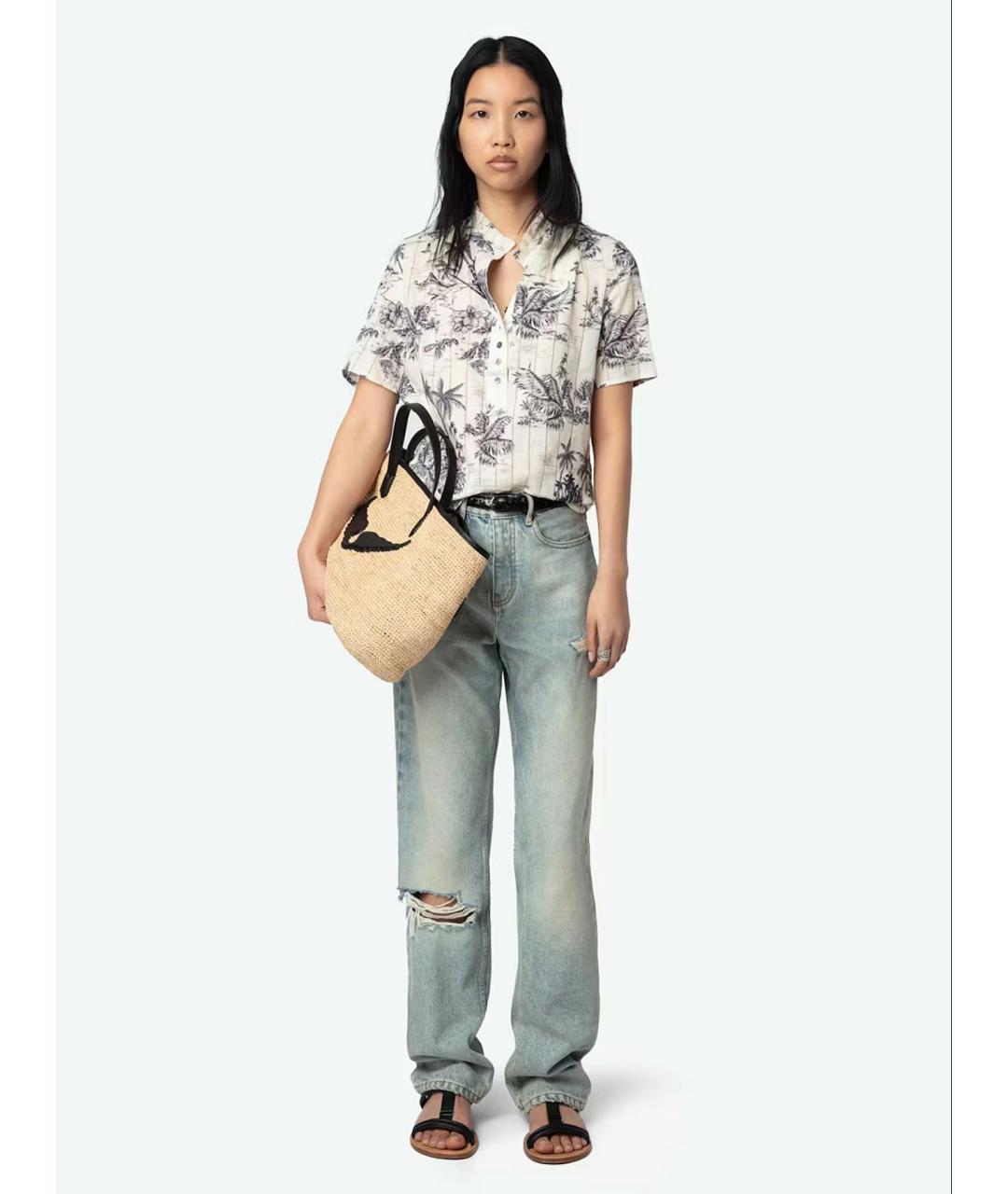 ZADIG & VOLTAIRE Мульти хлопковая блузы, фото 2