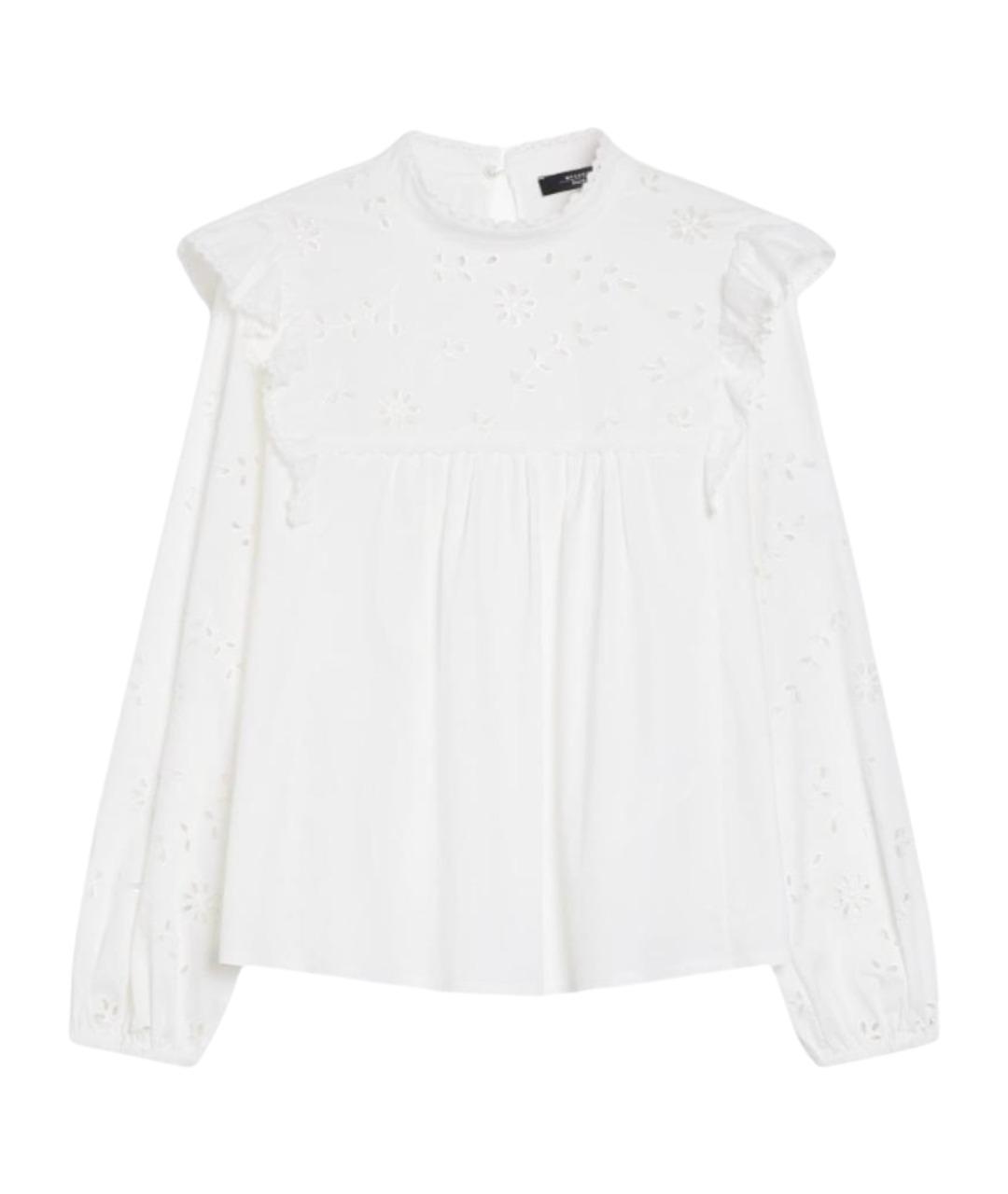 WEEKEND MAX MARA Белая хлопковая блузы, фото 1