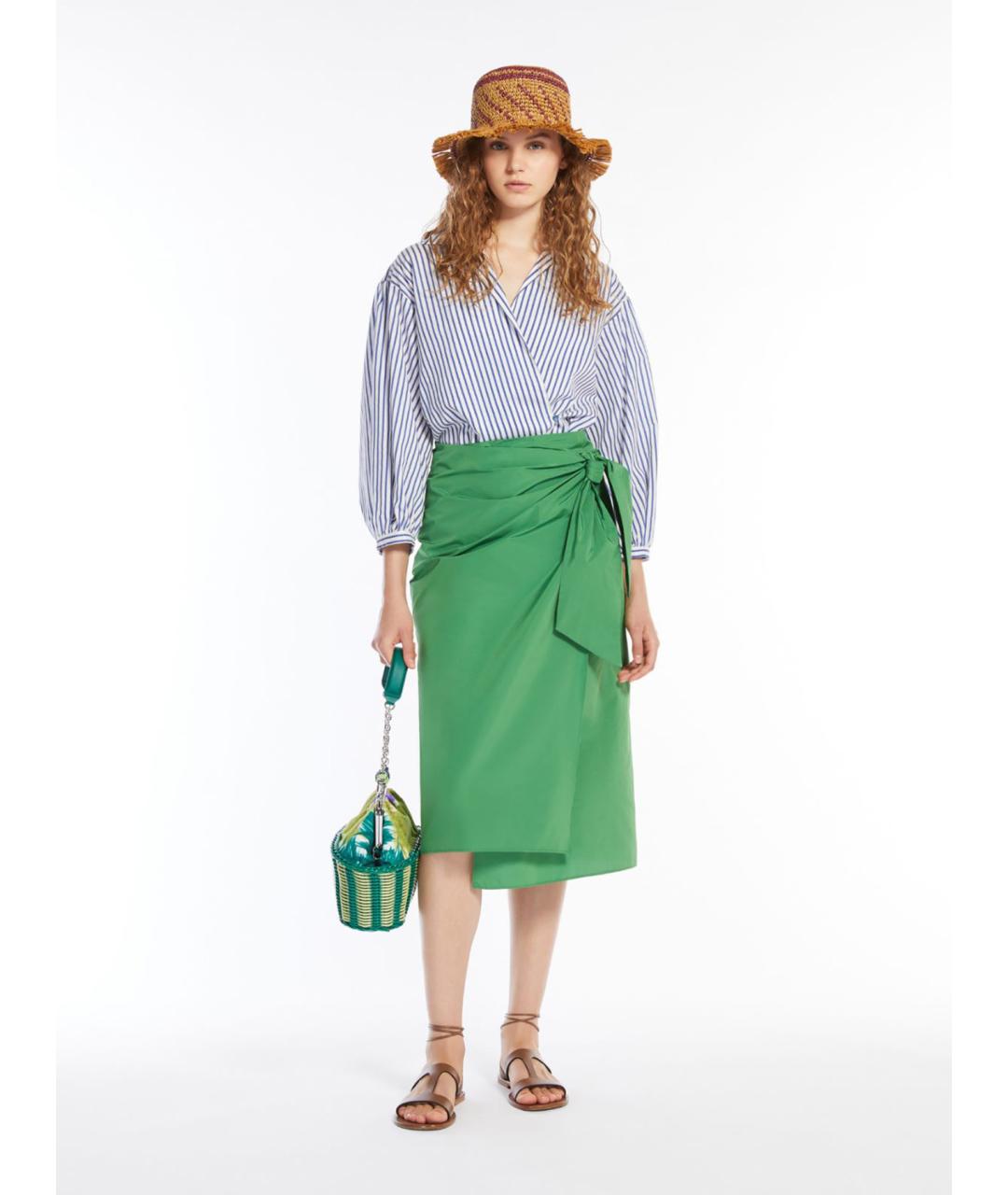 WEEKEND MAX MARA Мульти хлопковая рубашка, фото 3