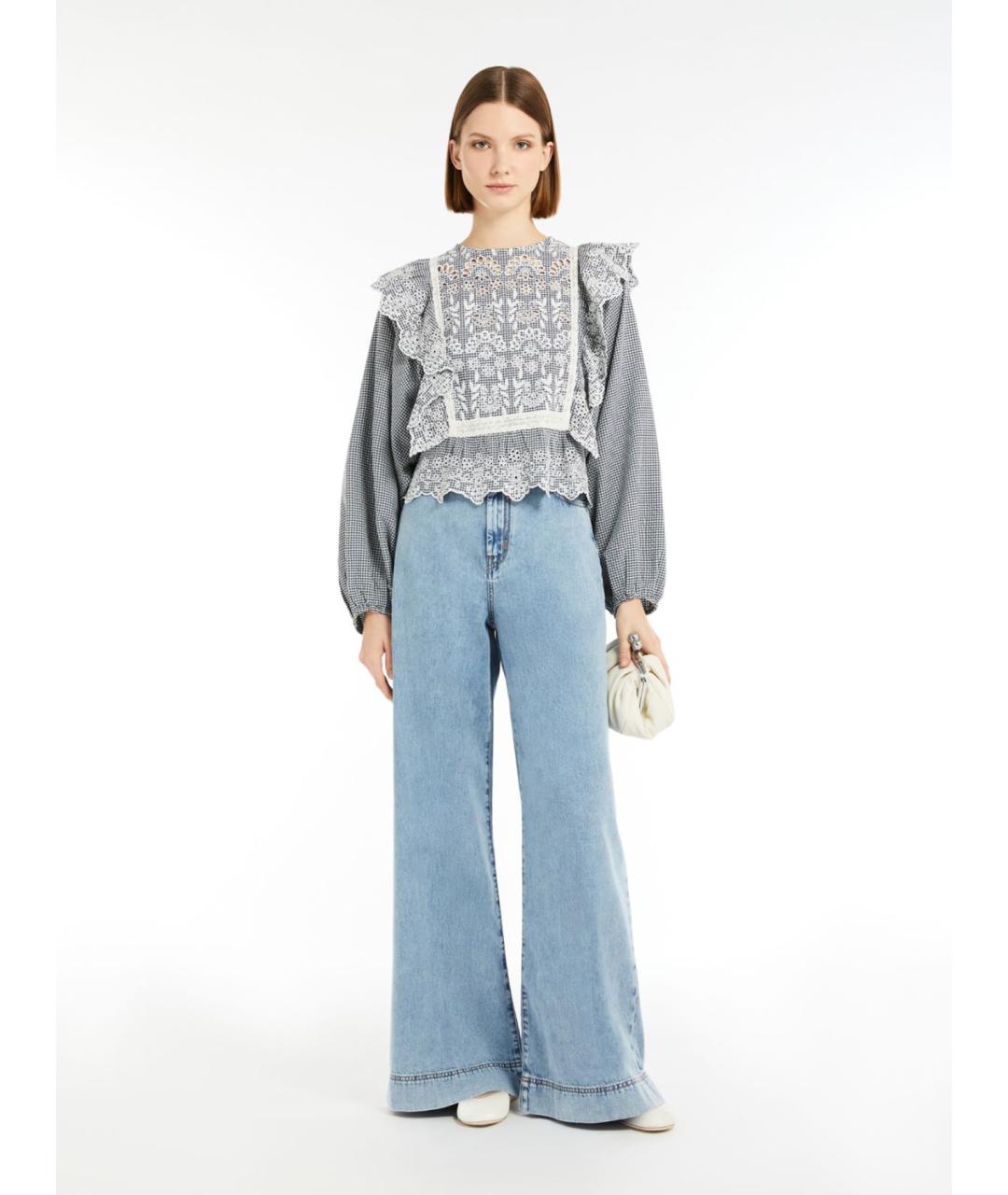 WEEKEND MAX MARA Мульти вискозная рубашка, фото 2