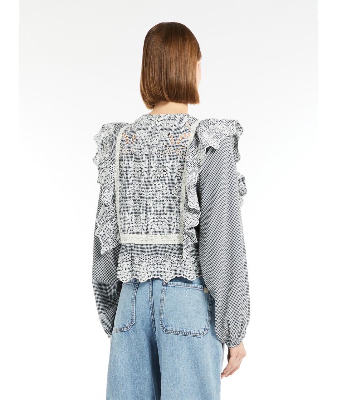 WEEKEND MAX MARA Мульти вискозная рубашка, фото 3