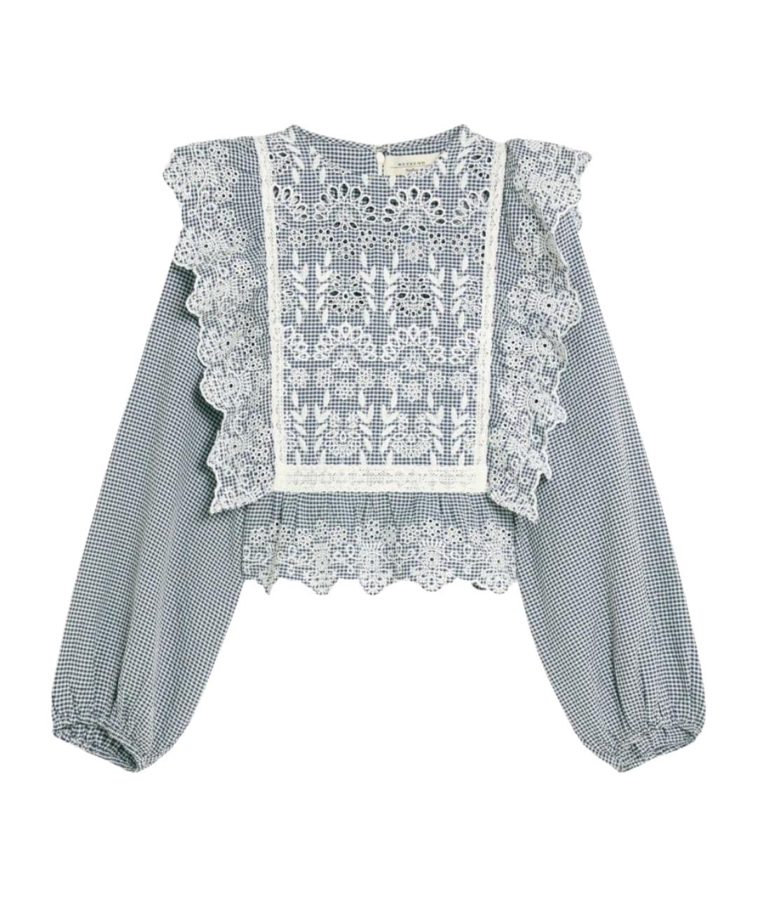 WEEKEND MAX MARA Мульти вискозная рубашка, фото 1