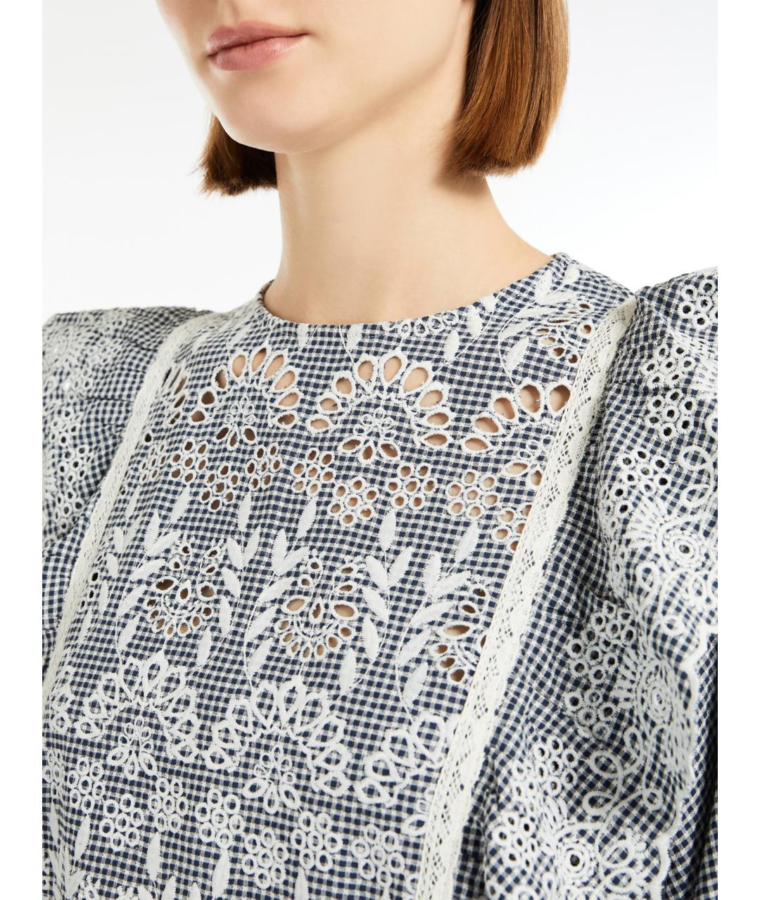 WEEKEND MAX MARA Мульти вискозная рубашка, фото 5