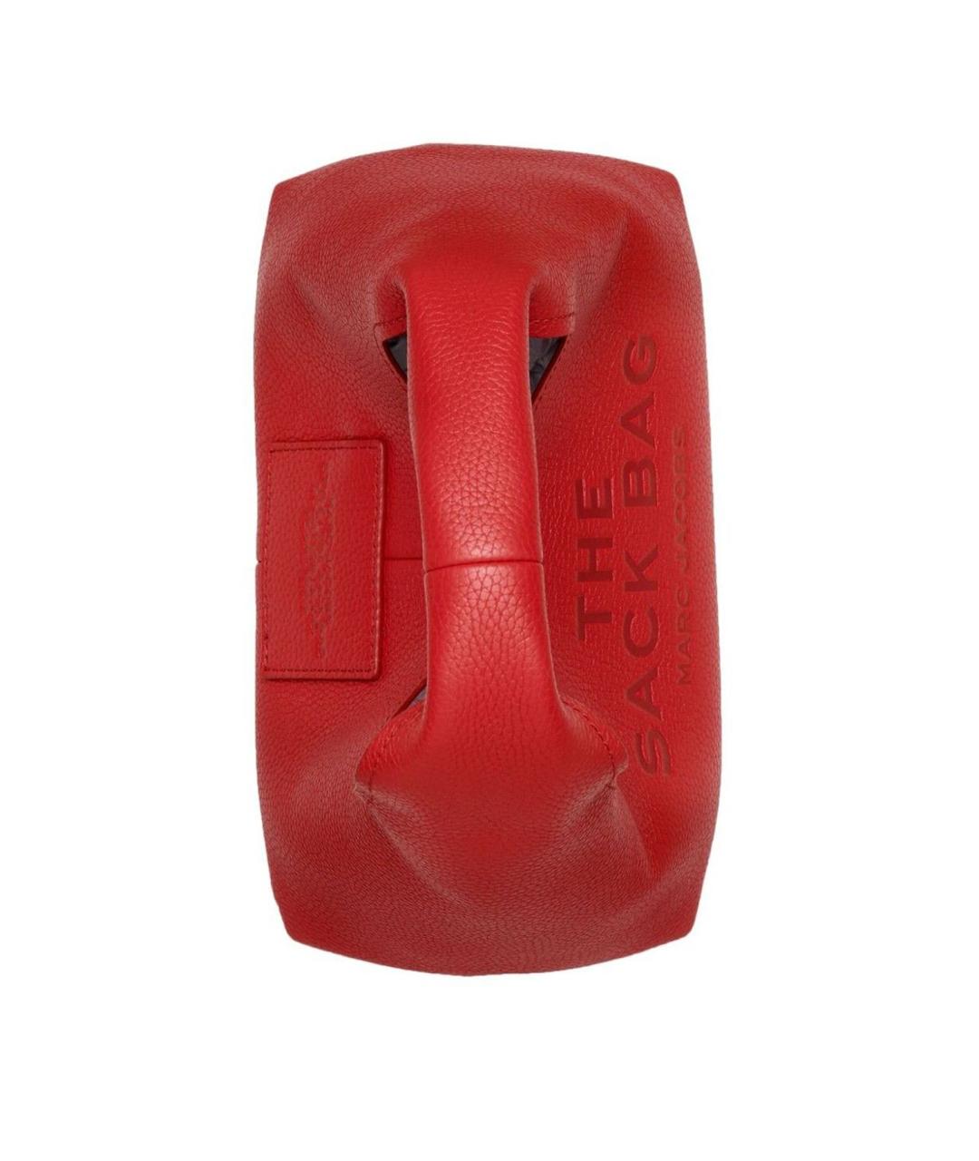 MARC JACOBS Красная кожаная сумка с короткими ручками, фото 6