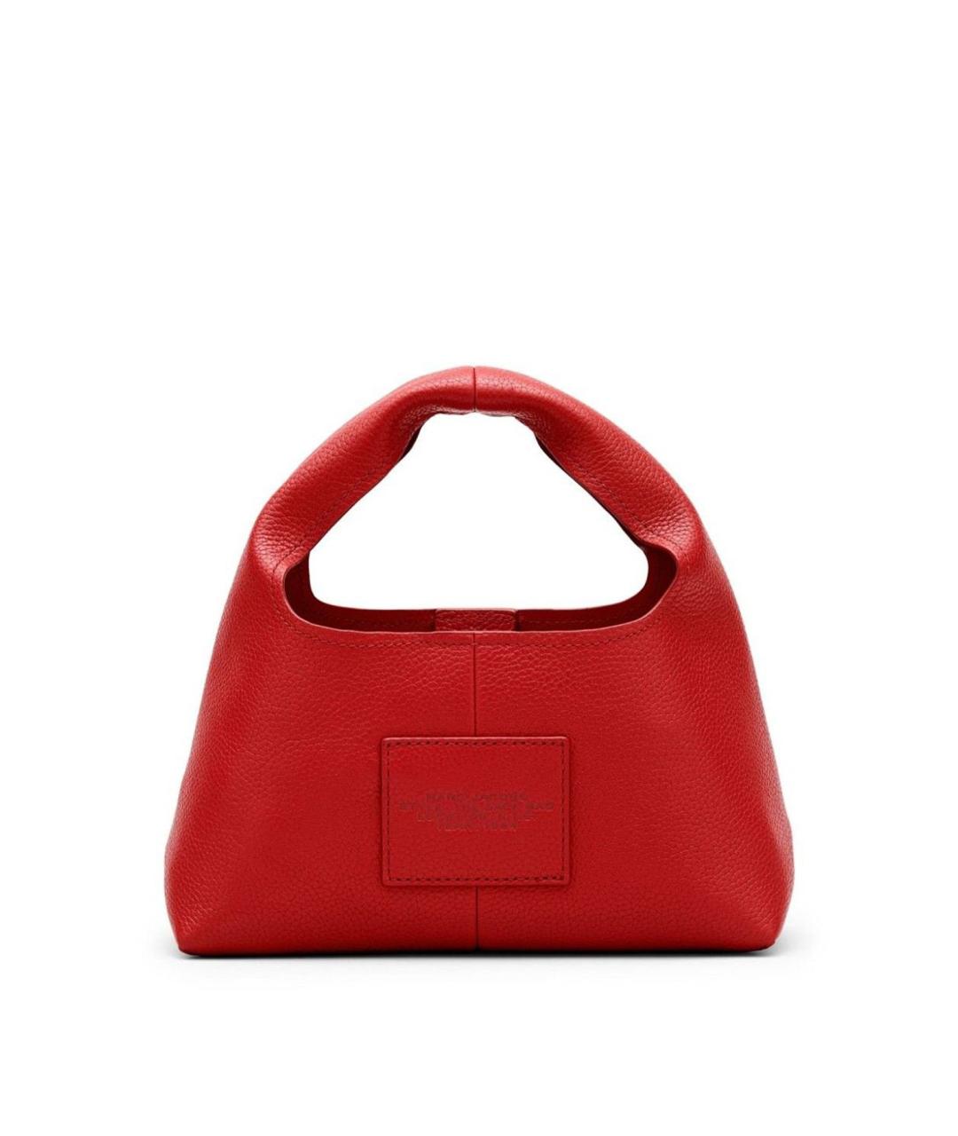 MARC JACOBS Красная кожаная сумка с короткими ручками, фото 3