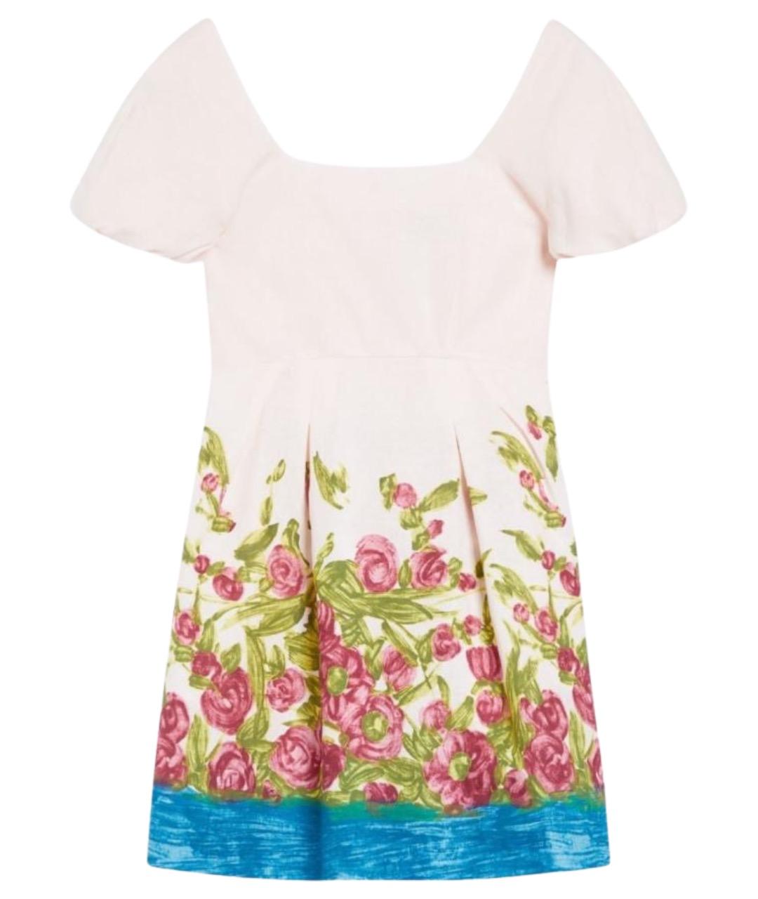 WEEKEND MAX MARA Мульти хлопковое повседневное платье, фото 1