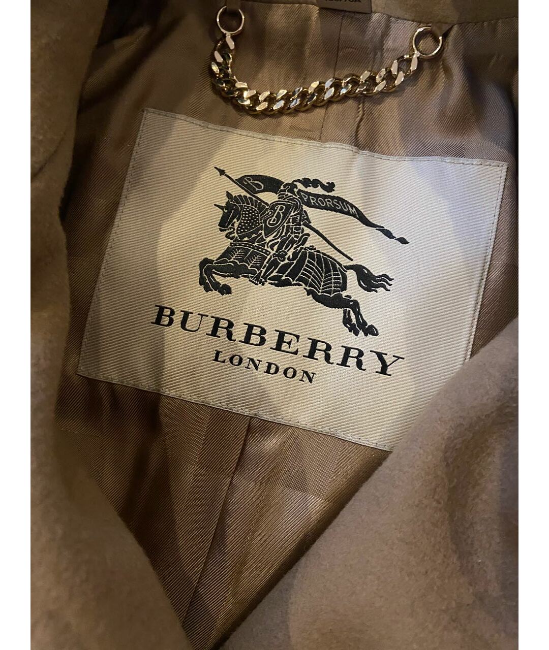 BURBERRY LONDON Горчичное шерстяное пальто, фото 2