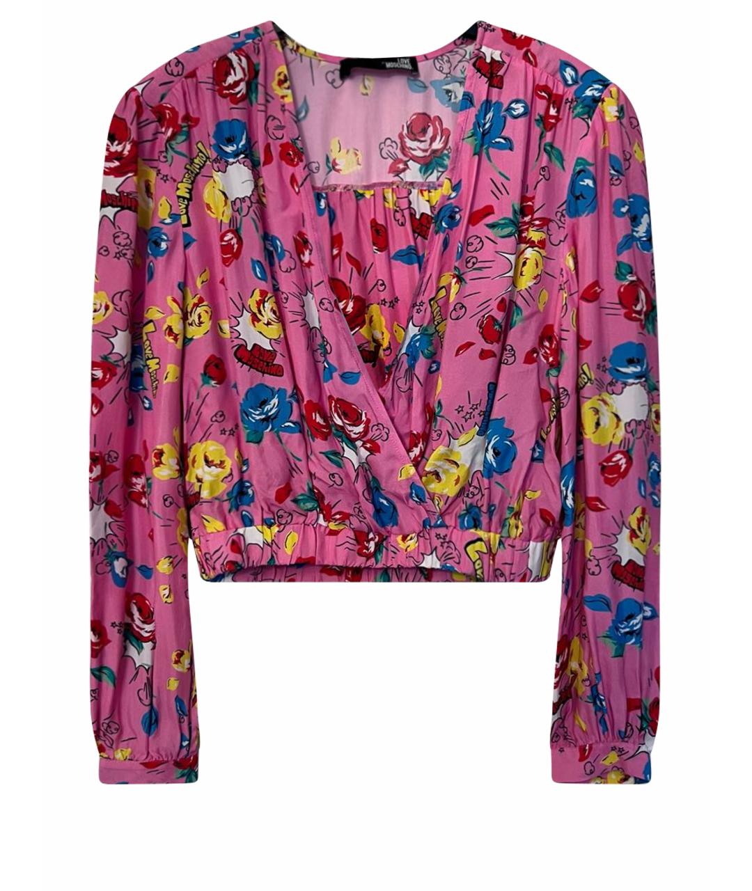 LOVE MOSCHINO Розовая блузы, фото 1