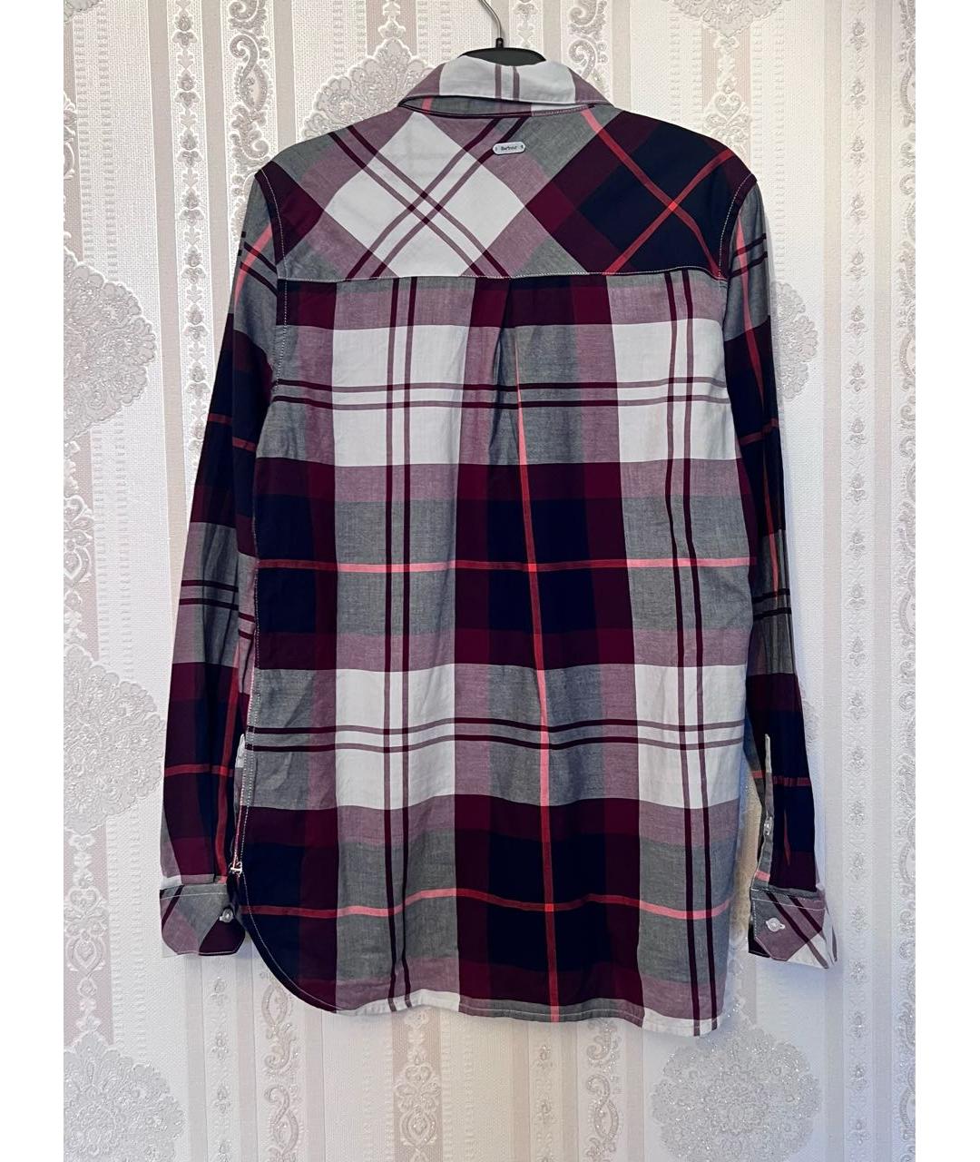 BARBOUR Бордовая хлопковая рубашка, фото 2