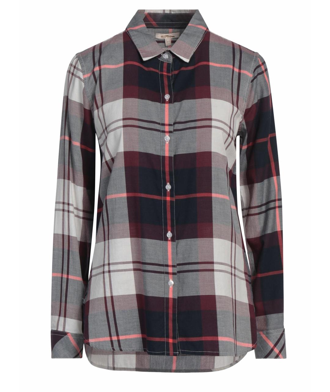 BARBOUR Бордовая хлопковая рубашка, фото 1