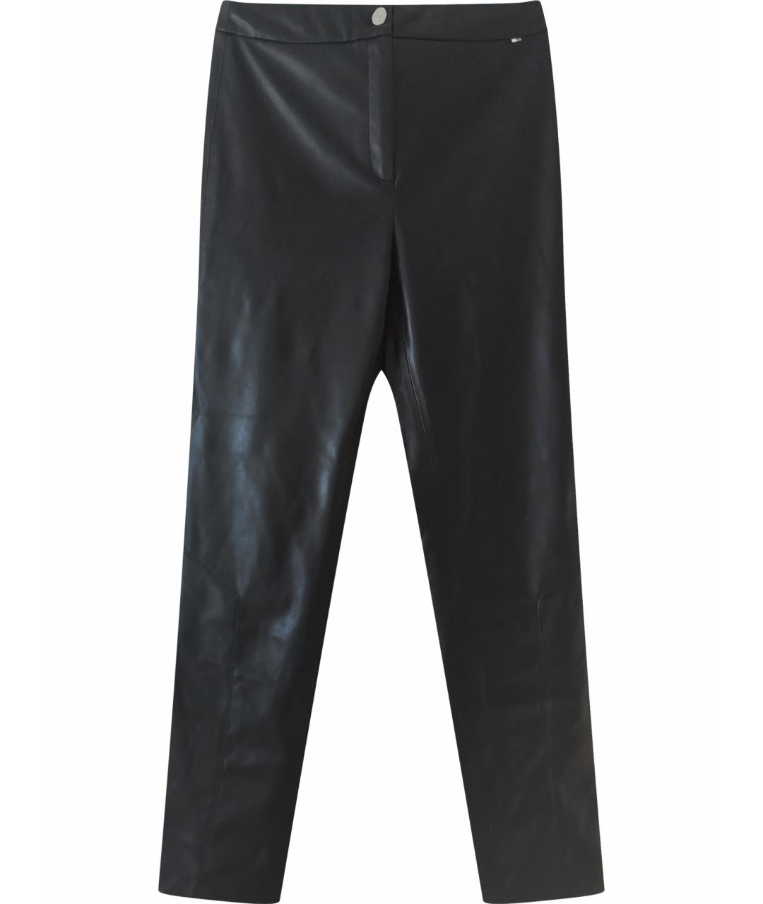 HUGO BOSS Черные полиэстеровые брюки узкие, фото 1