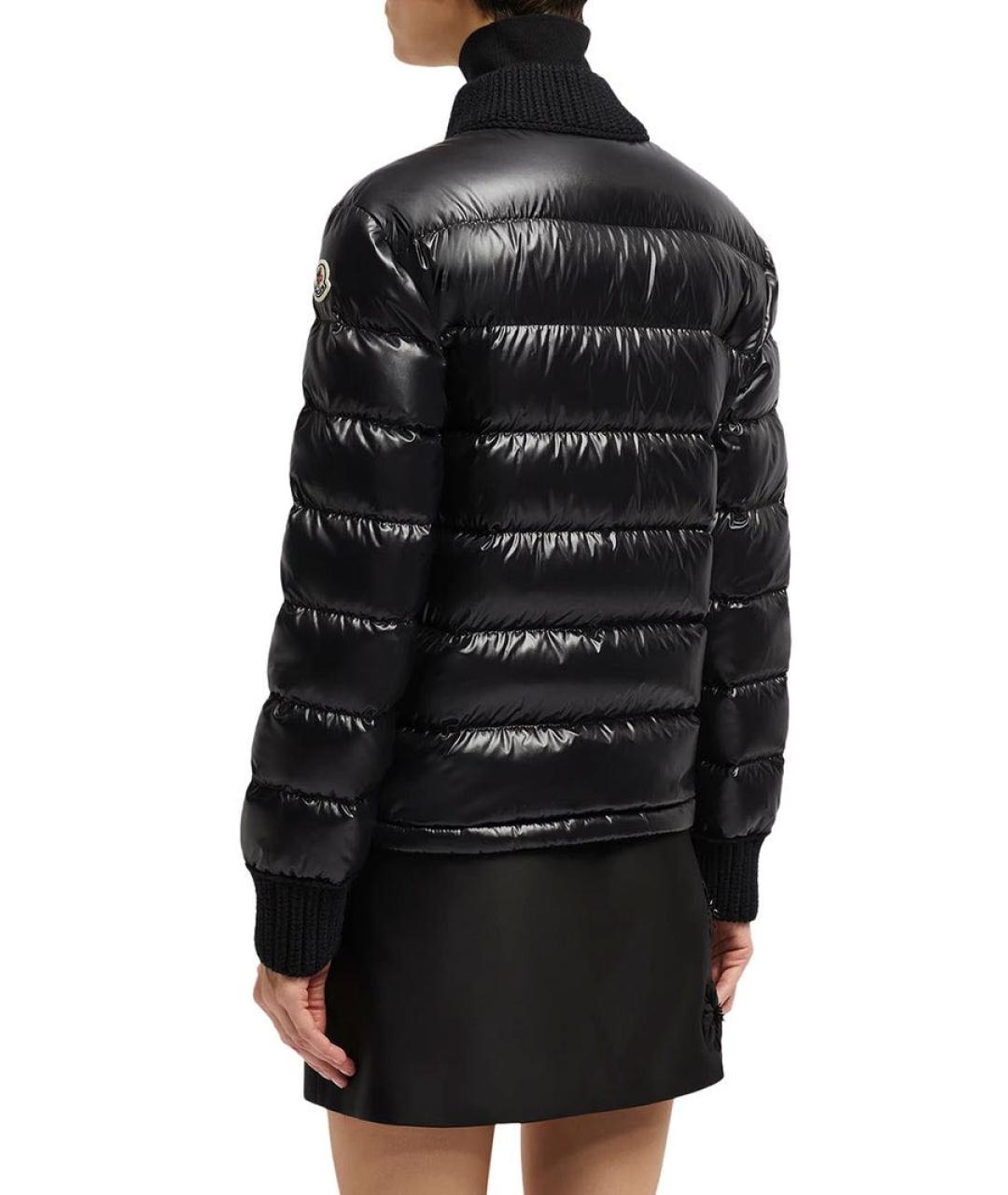 MONCLER Темно-синий пуховик, фото 3