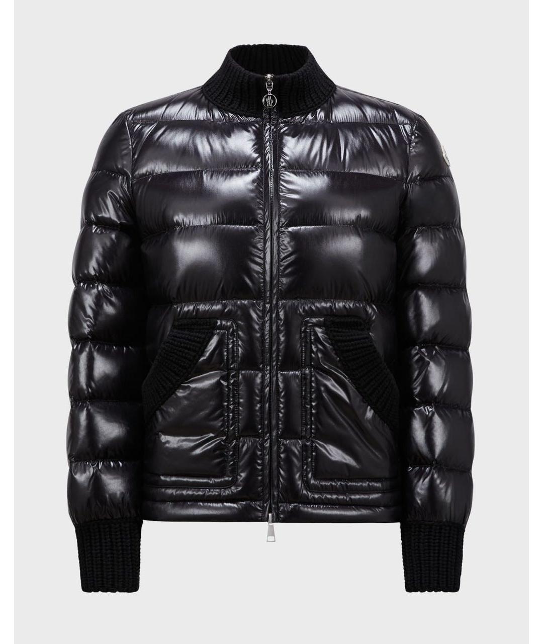 MONCLER Темно-синий пуховик, фото 4