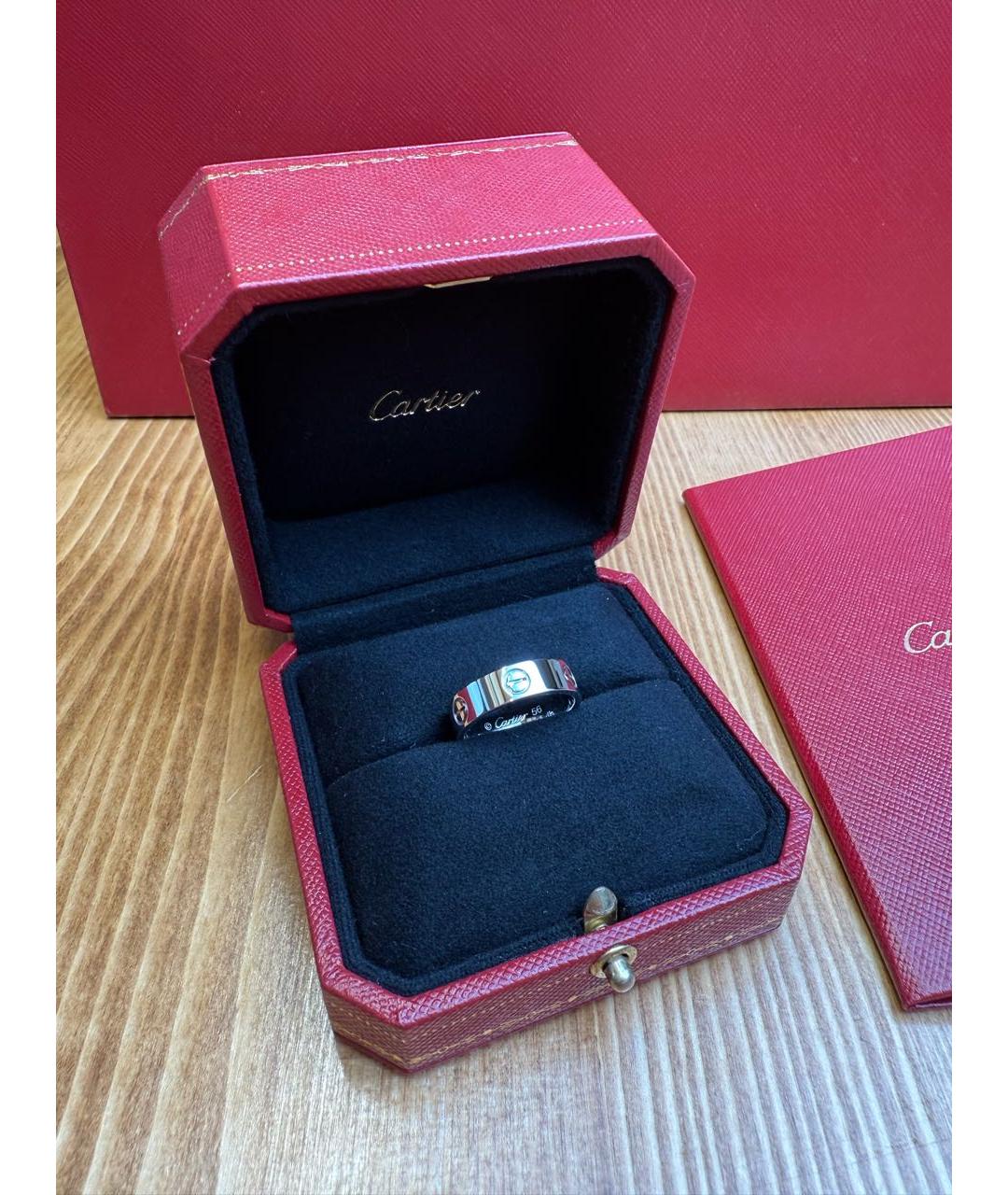 CARTIER Белое кольцо из белого золота, фото 4