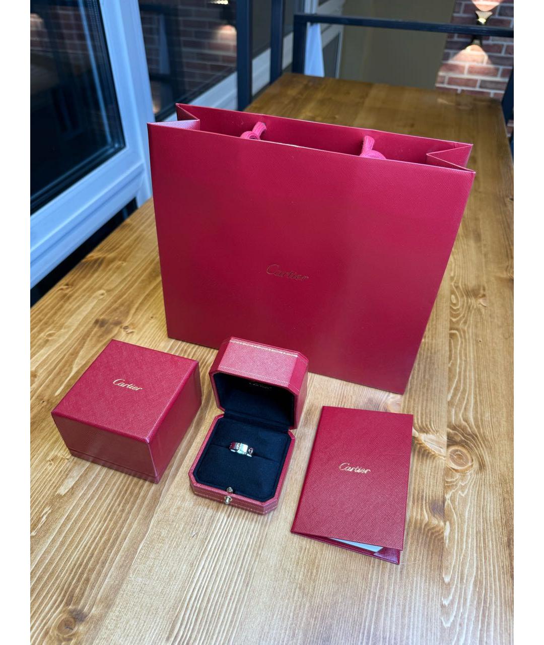 CARTIER Белое кольцо из белого золота, фото 3