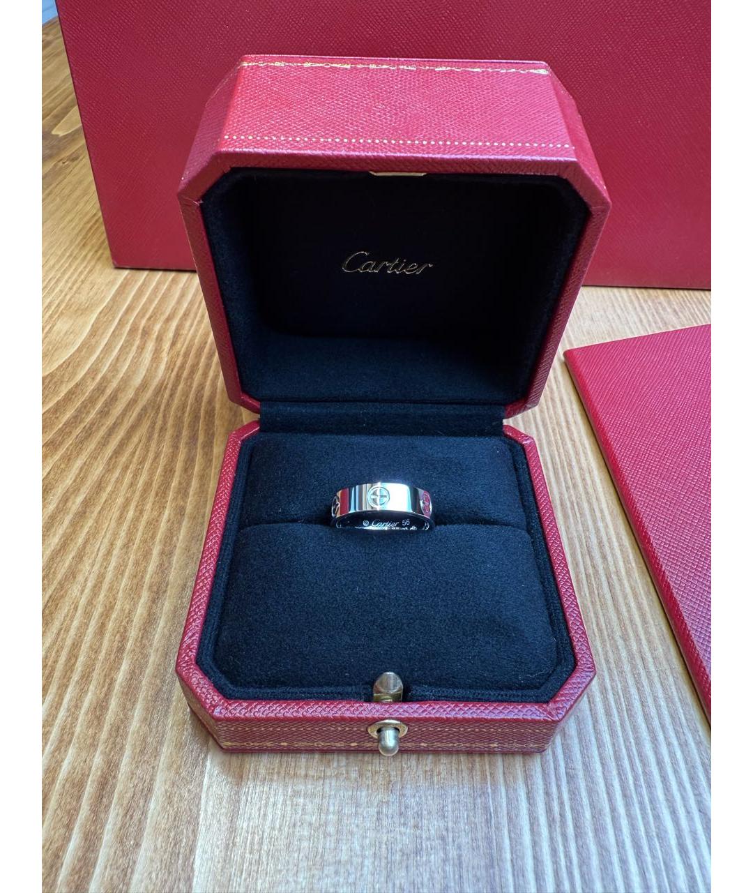 CARTIER Белое кольцо из белого золота, фото 5